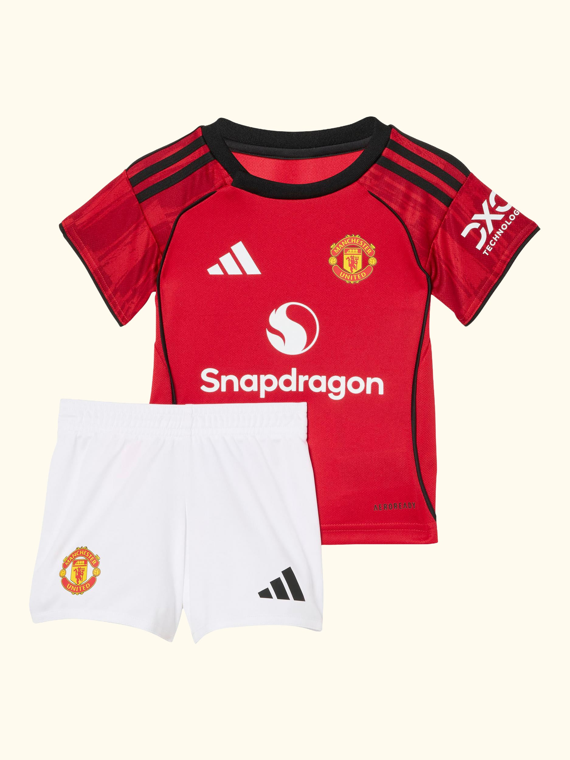 Baby Manchester United Football Top & Shorts Set, Red