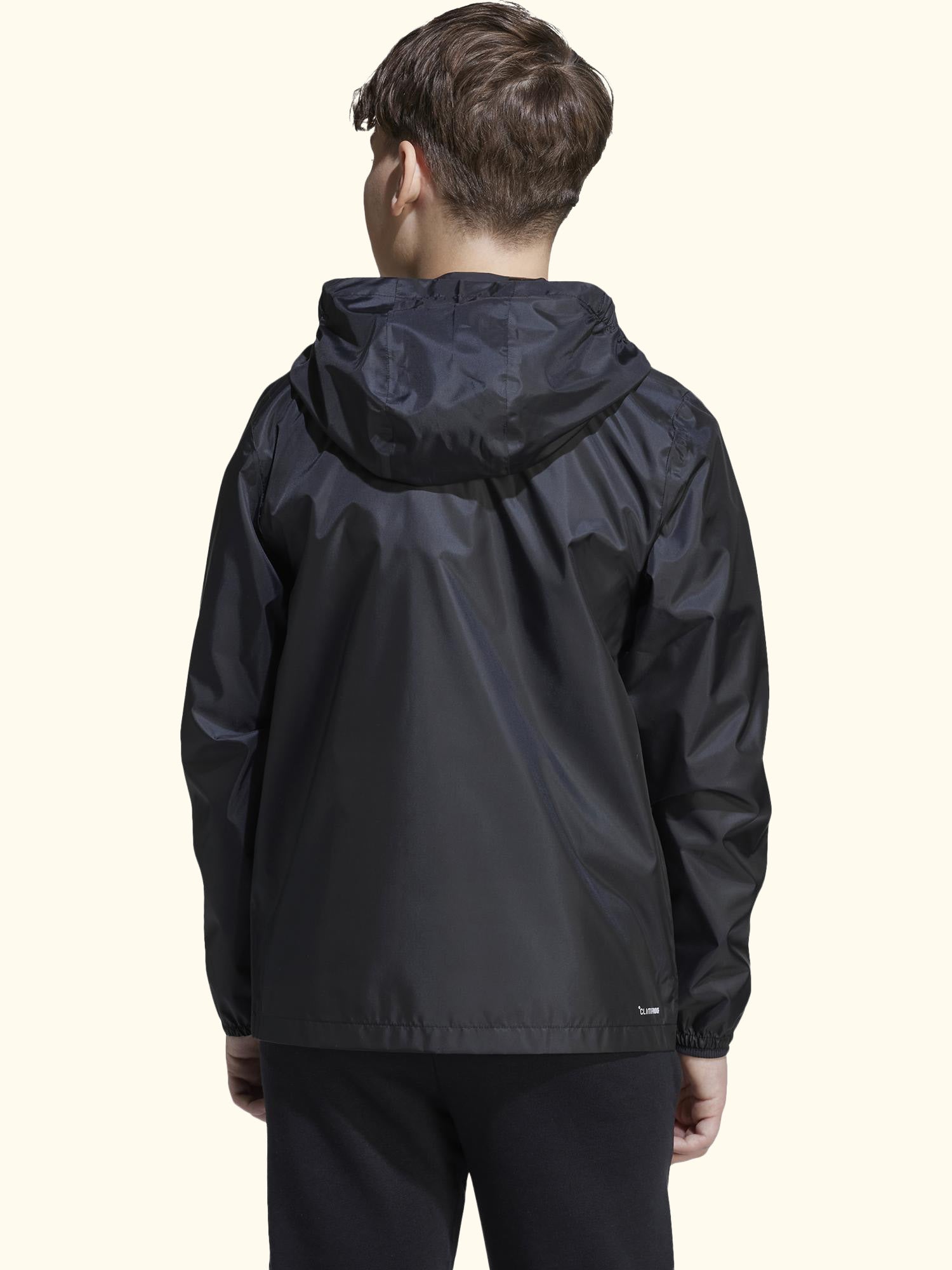 Kids' Waterproof Rain Jacket, Black