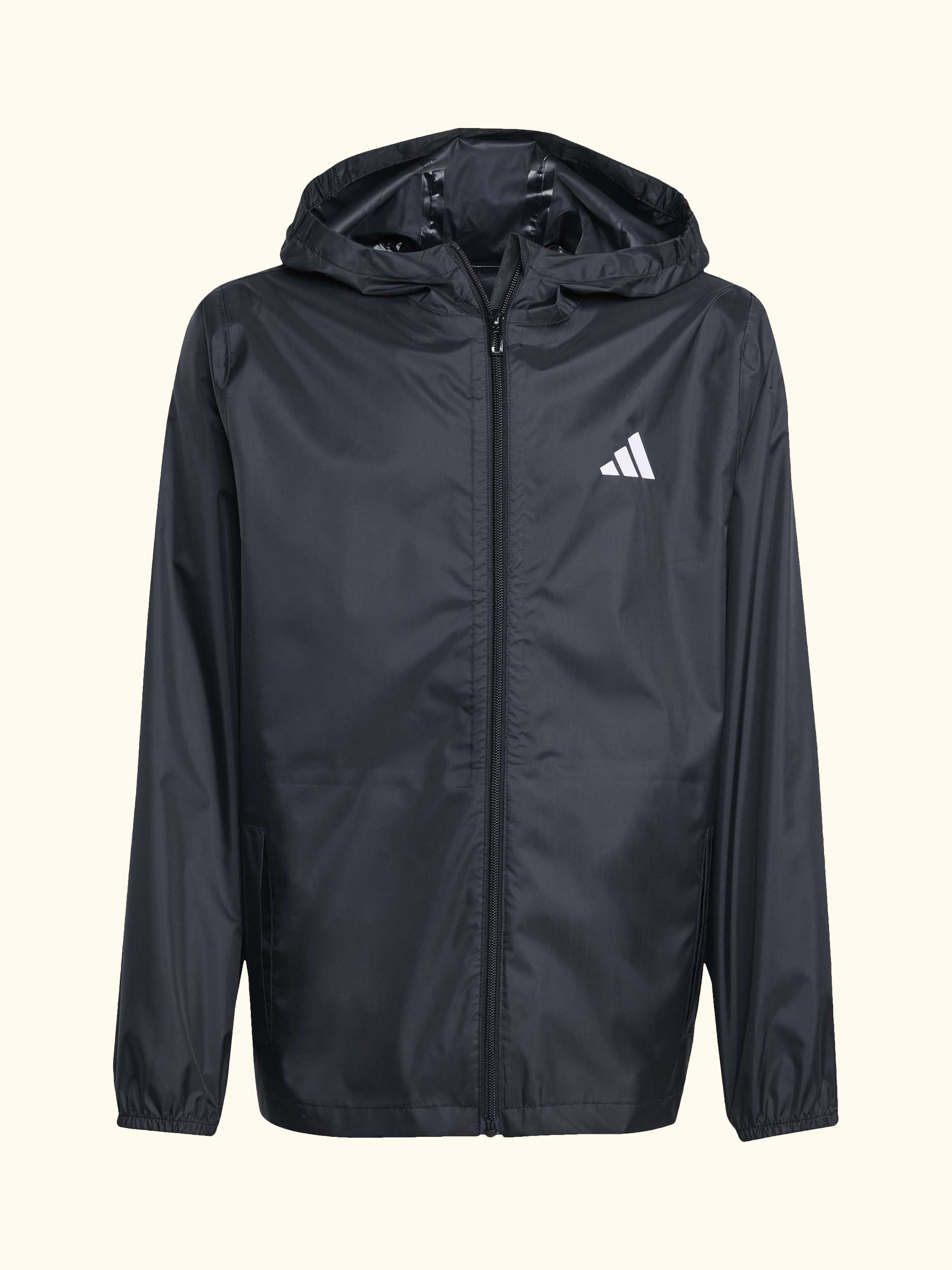 Kids' Waterproof Rain Jacket, Black