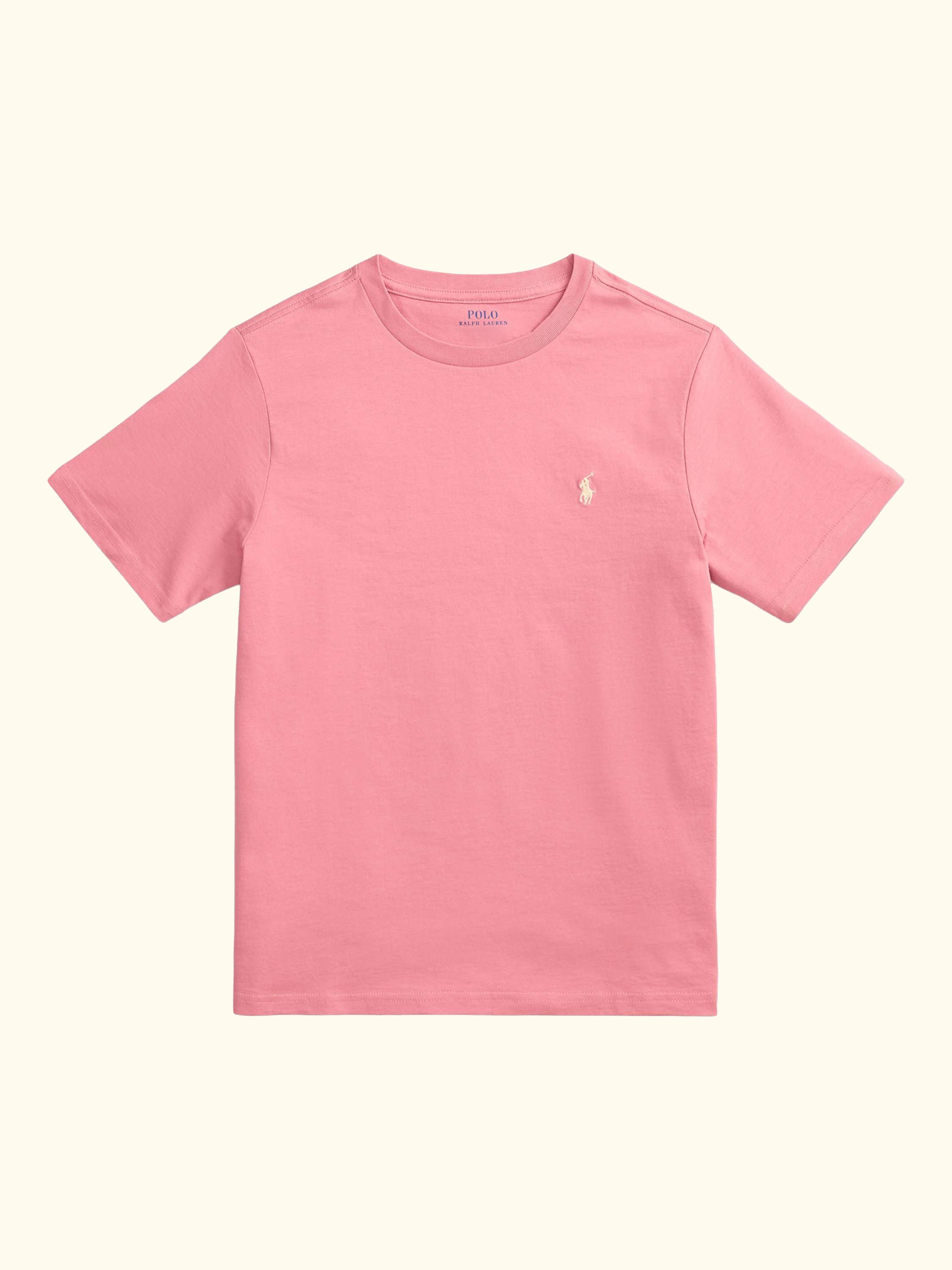 Kids' Cotton Crew Neck T-Shirt, Desert Rose