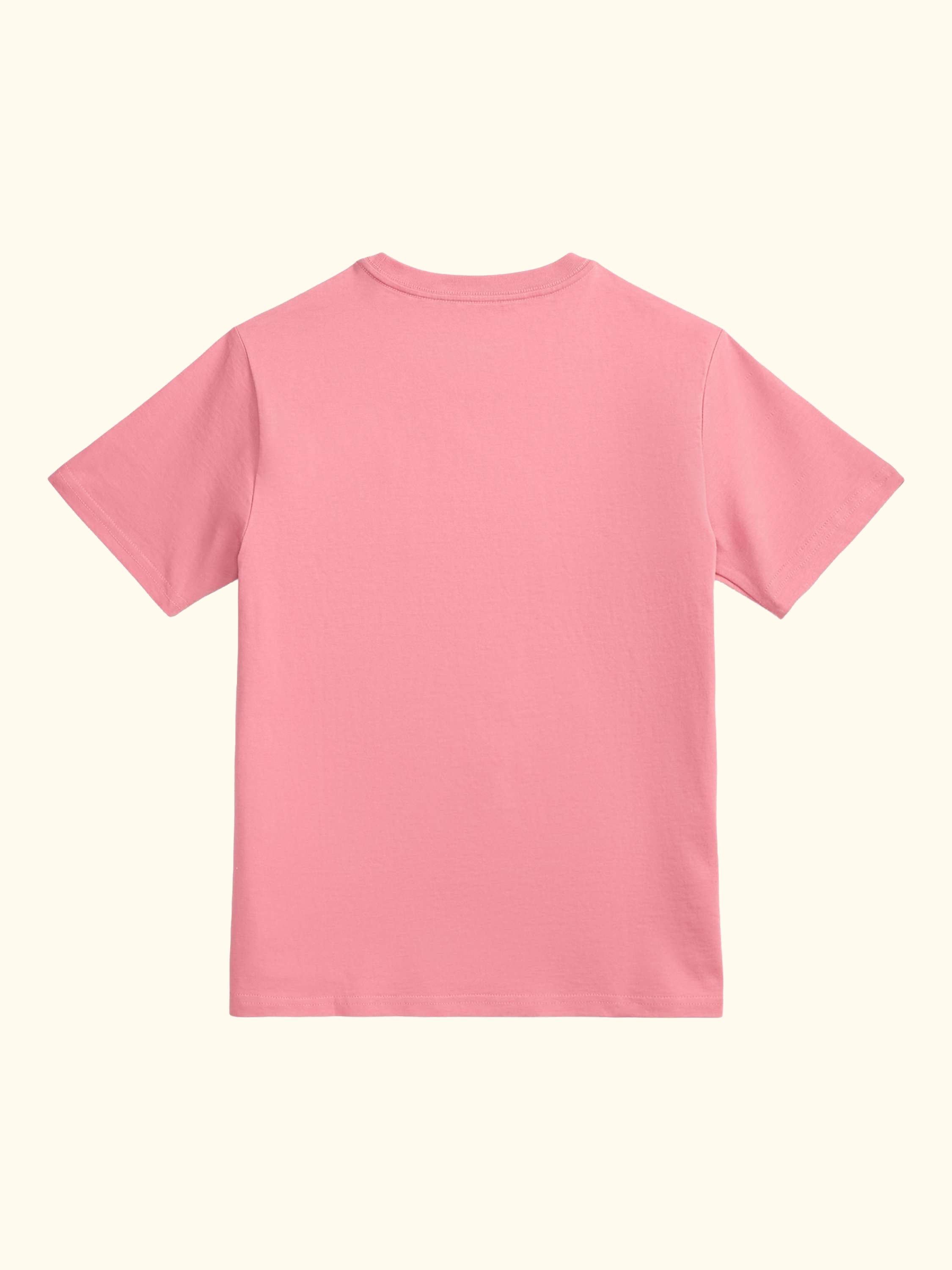 Kids' Cotton Crew Neck T-Shirt, Desert Rose