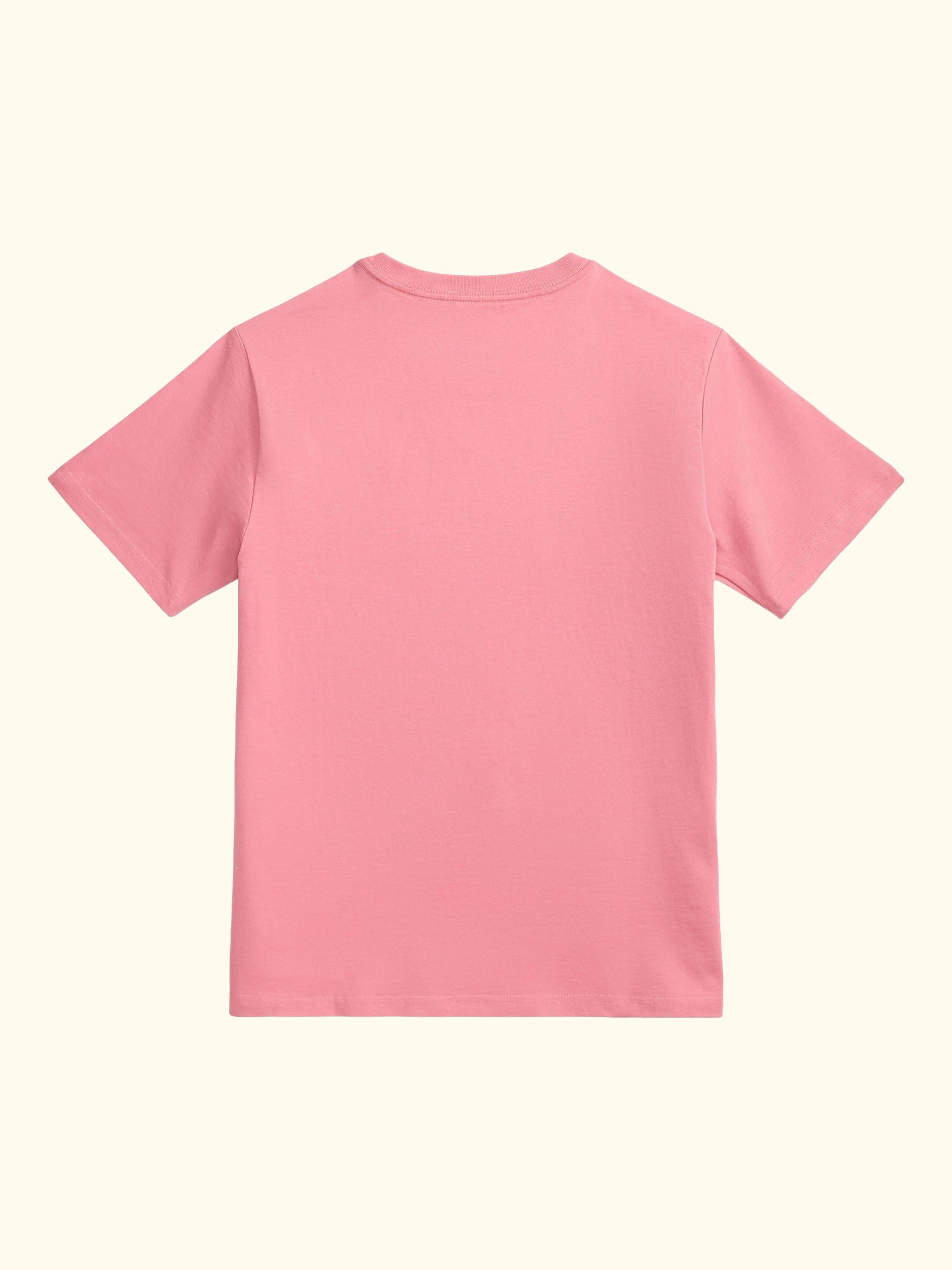 Kids' Cotton Crew Neck T-Shirt, Desert Rose