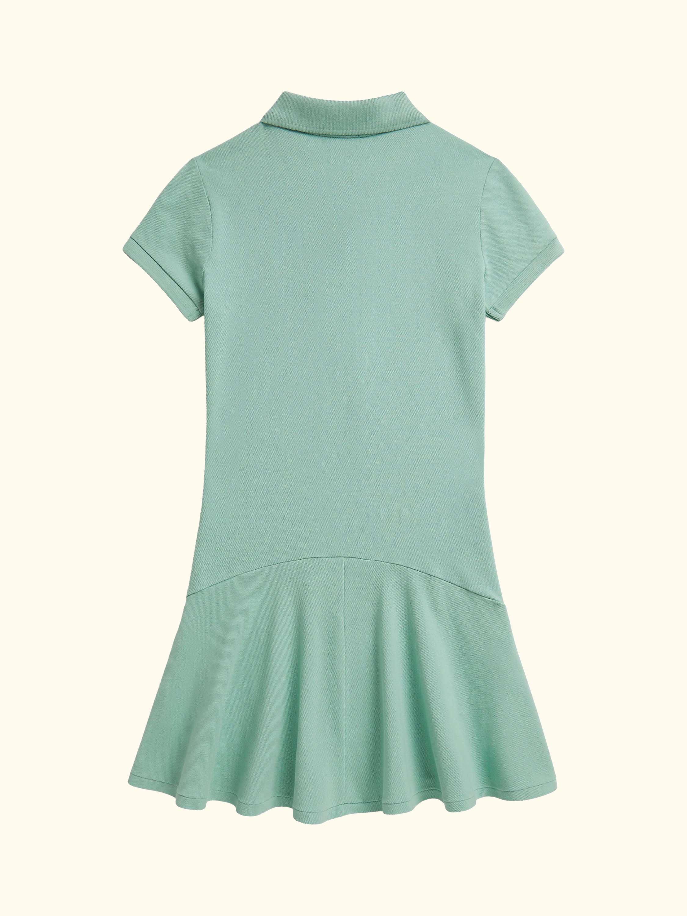 Polo Ralph Lauren Kids' Cotton Mesh Shirt Dress, Green