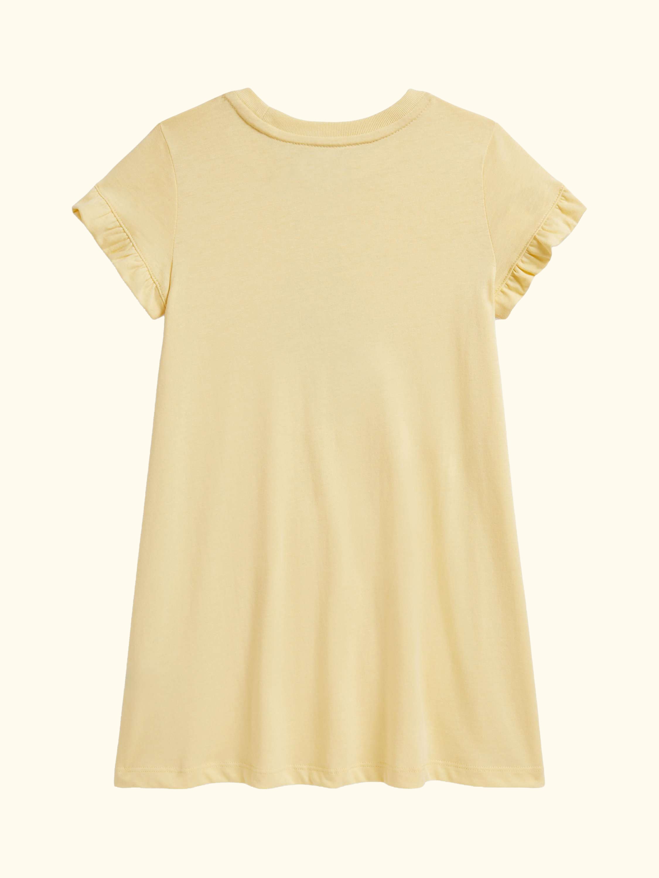 Kids' Polo Bear Knitted T-Shirt Dress, Yellow