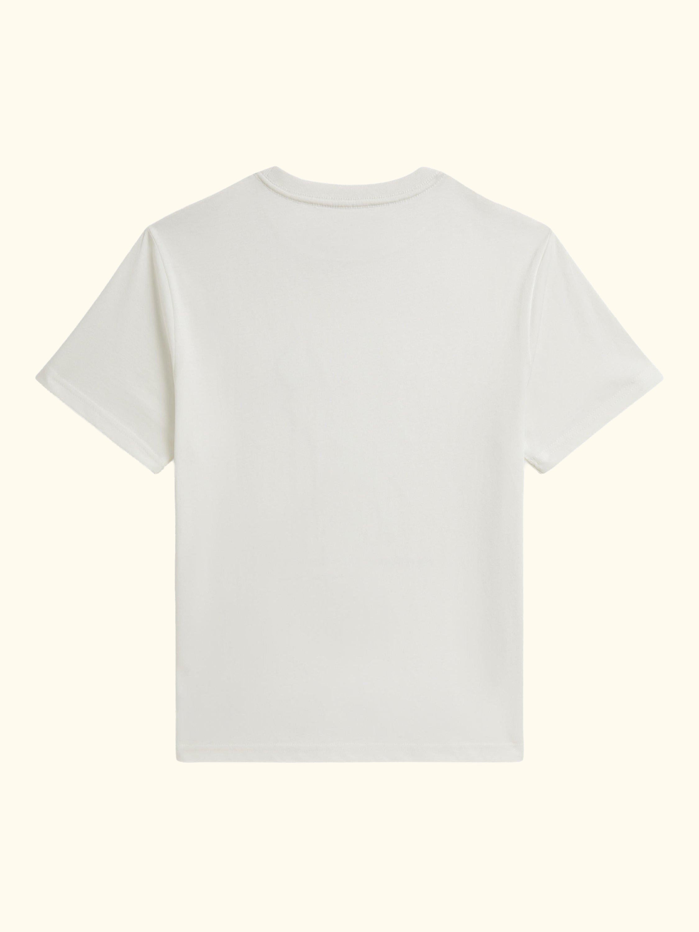 Kids' Nautical Polo Bear Short Sleeve T-Shirt, Dkwsh Wht