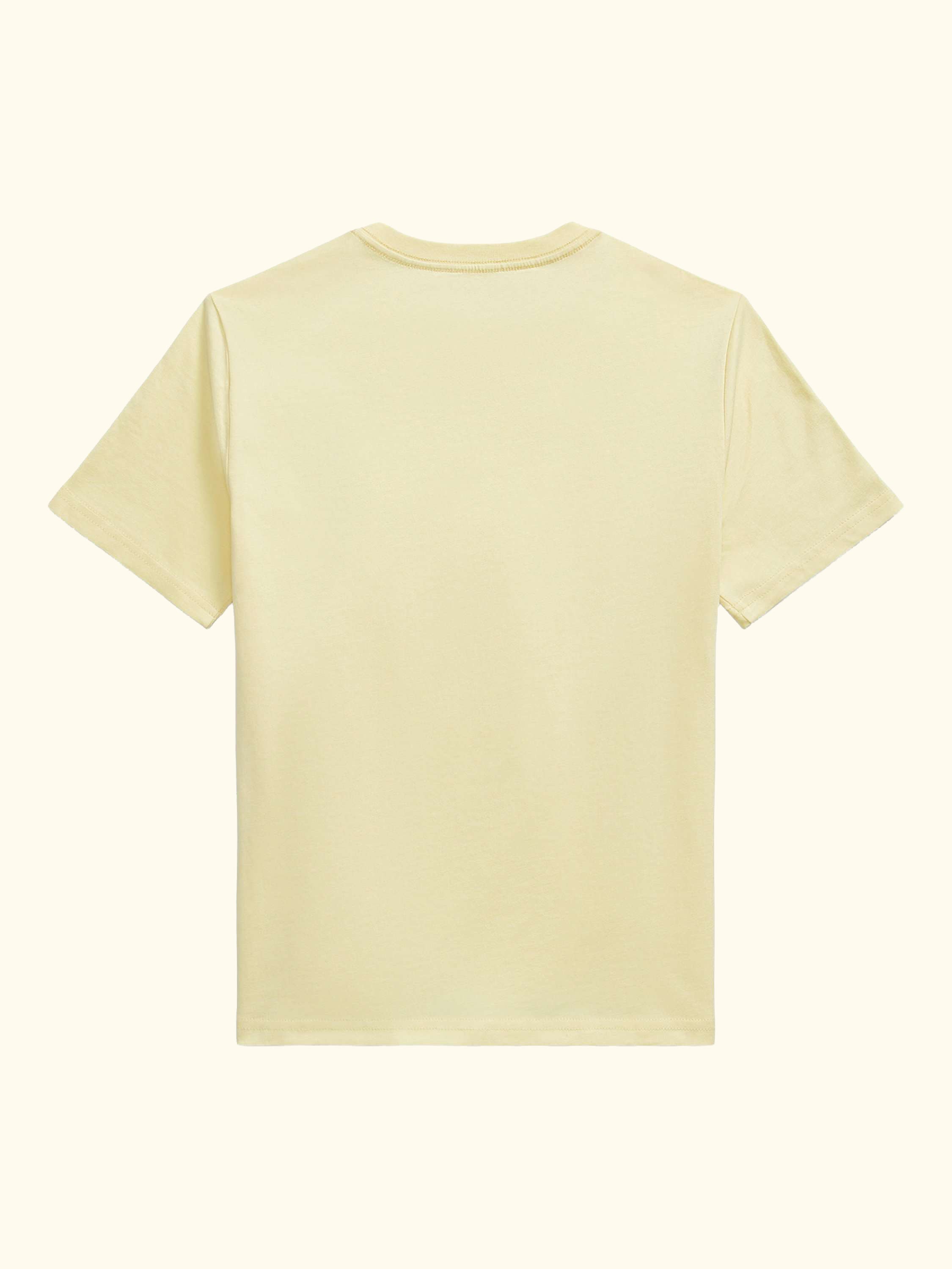 Kids' Pure Cotton Short Sleeved T-Shirt, T-bird Yellow
