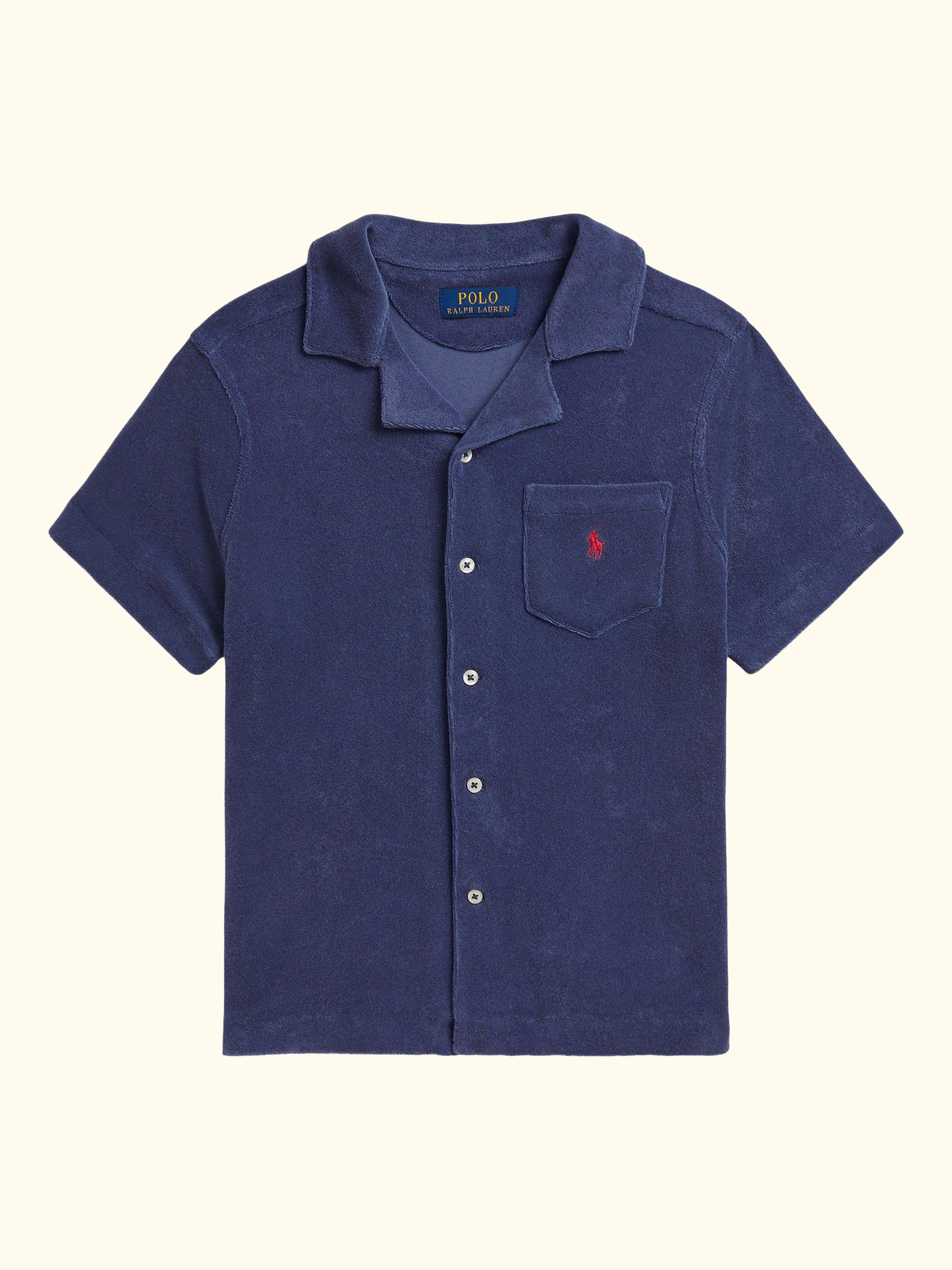 Polo Ralph Lauren Kids' Short Sleeve Shirt, Navy