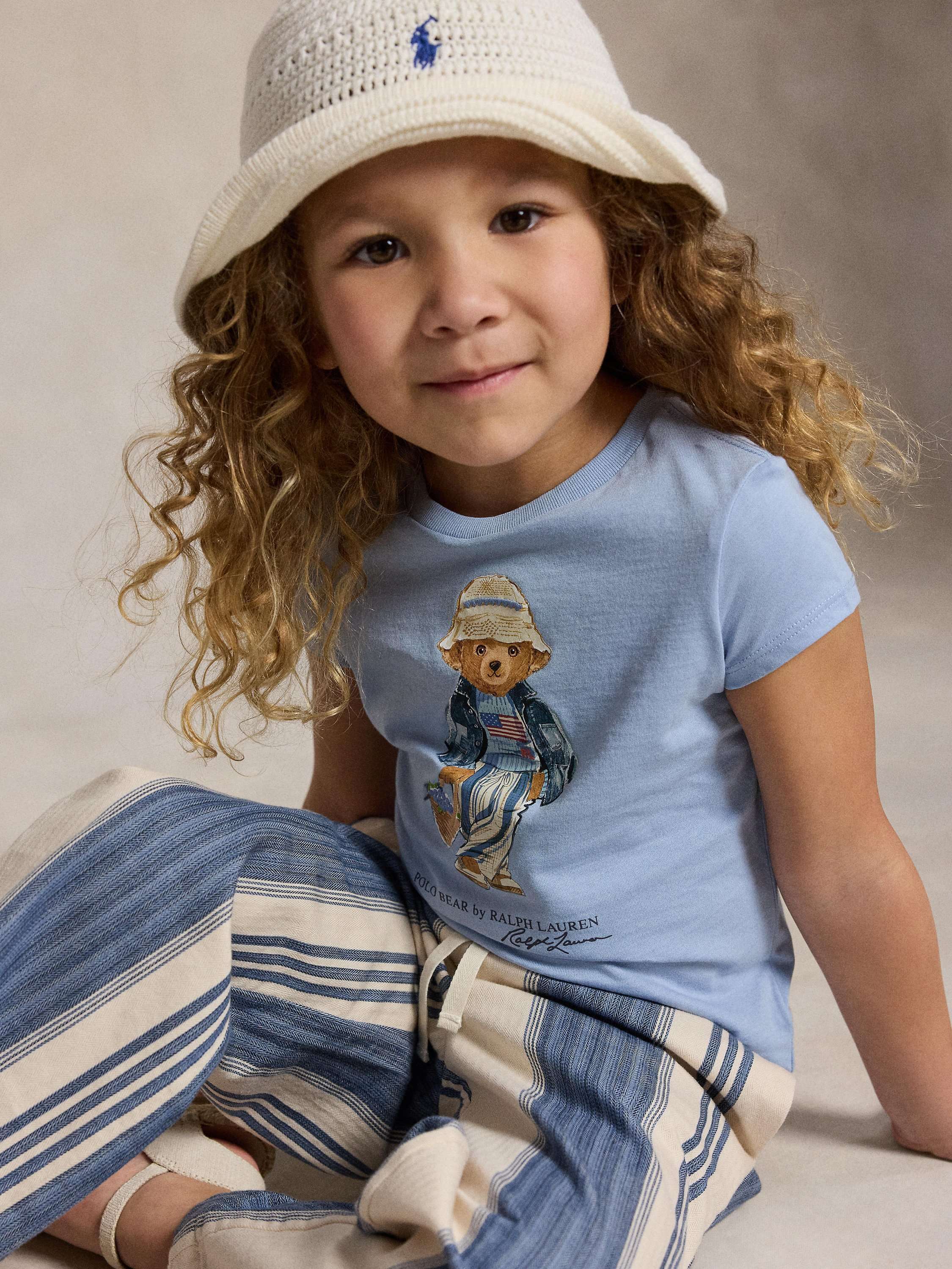 Polo Ralph Lauren Kids' Polo Bear T-Shirt, Estate Blue