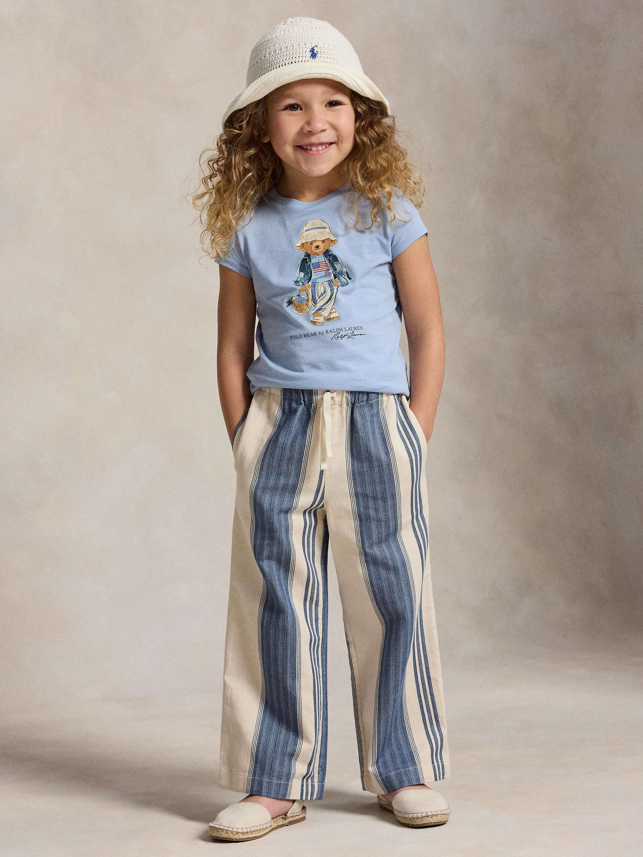 Polo Ralph Lauren Kids' Polo Bear T-Shirt, Estate Blue