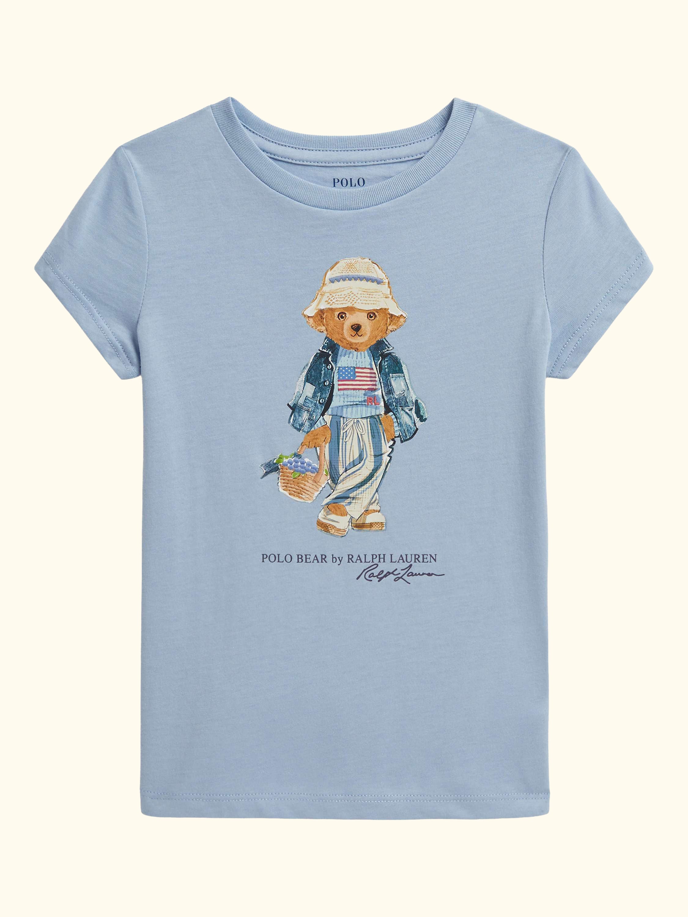 Polo Ralph Lauren Kids' Polo Bear T-Shirt, Estate Blue
