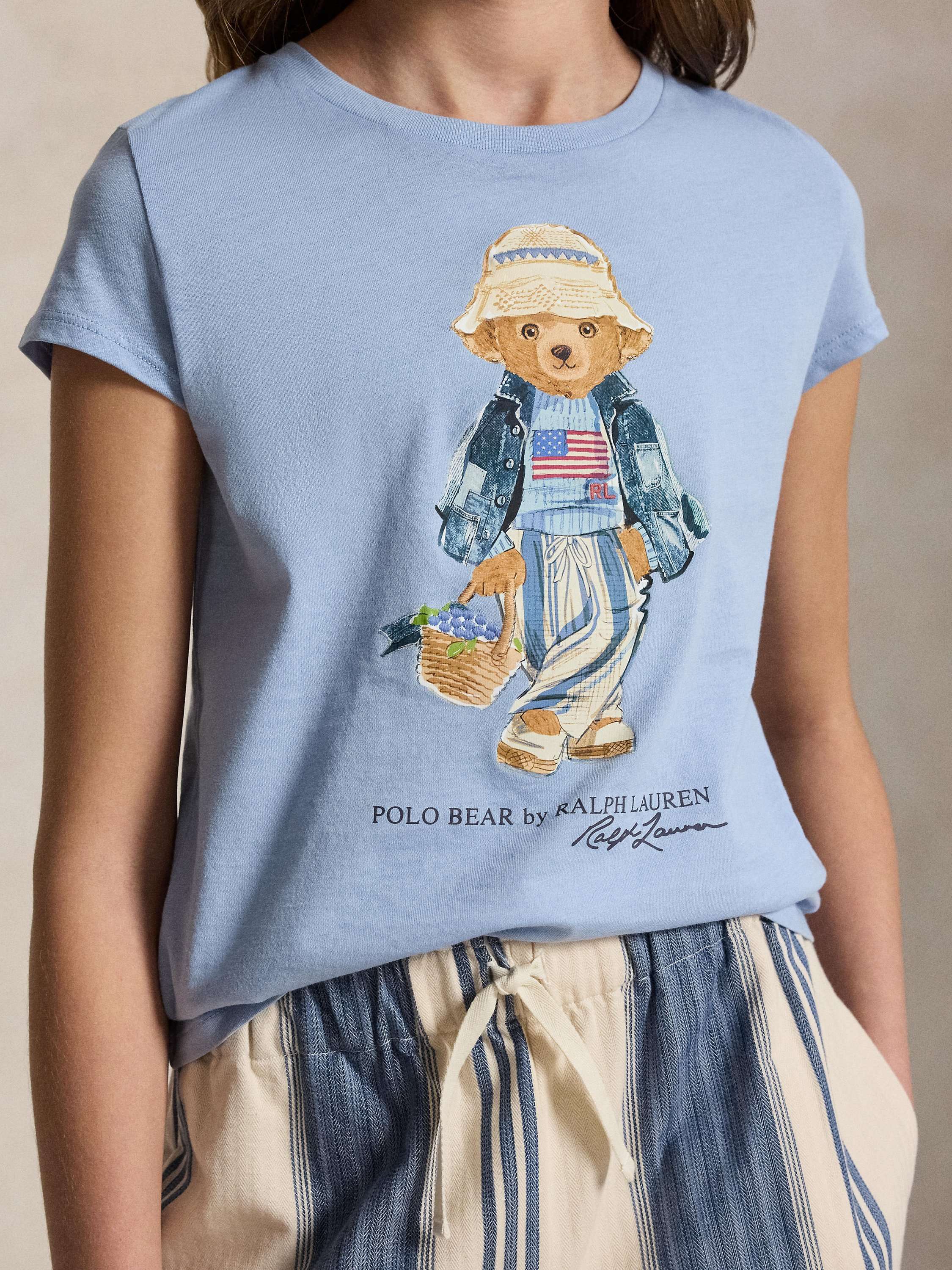 Kids' Polo Bear T-Shirt, Estate Blue
