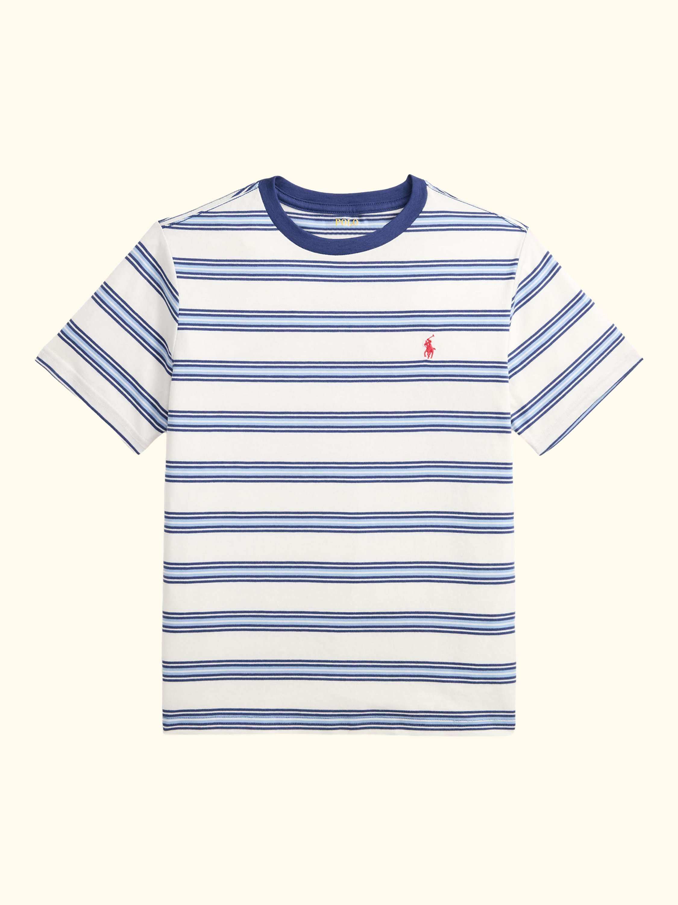 Kids' Short Sleeve Striped T-Shirt, Deckwash W