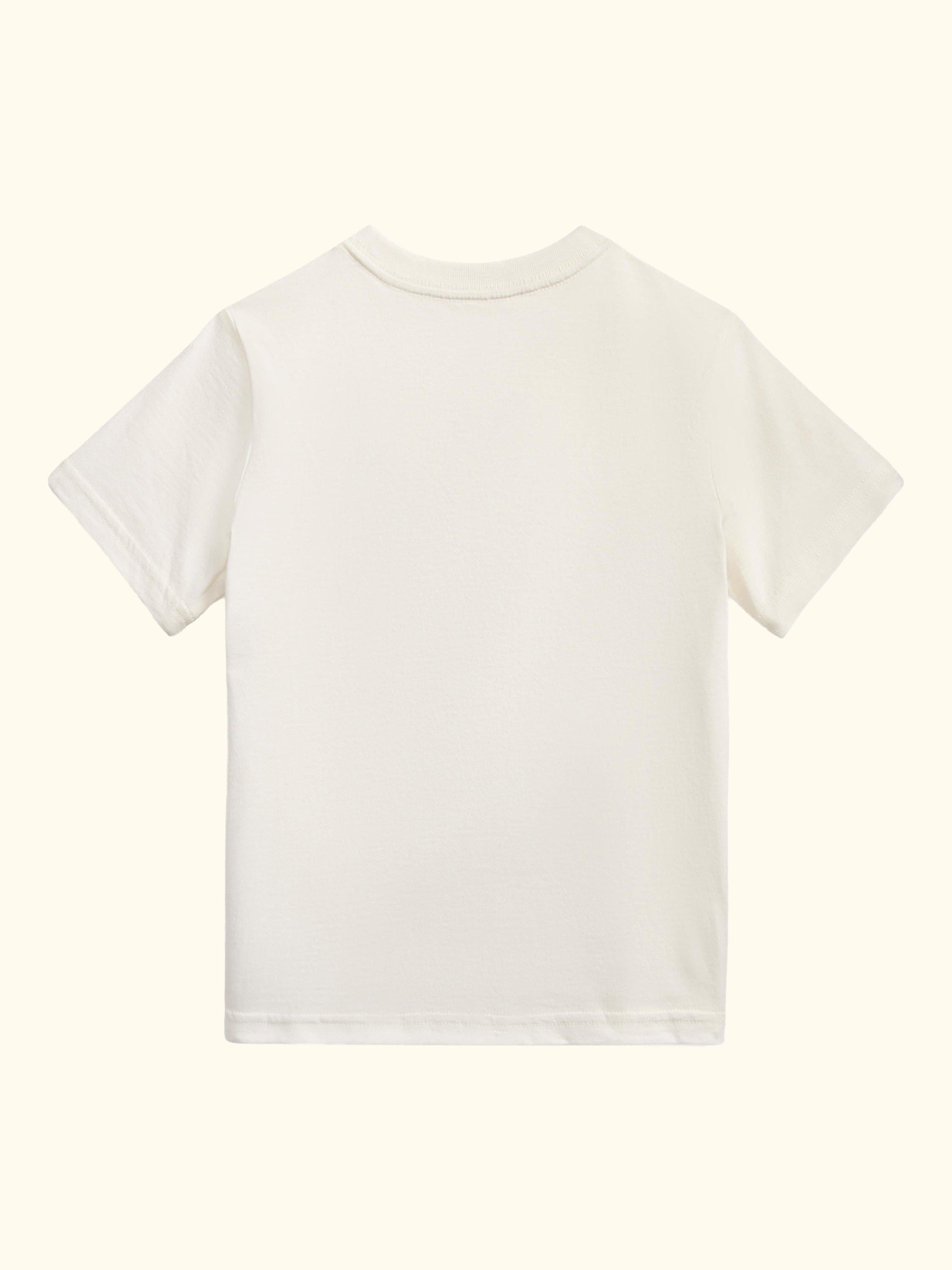 Kids' Short Sleeve Polo Bear T-Shirt, White