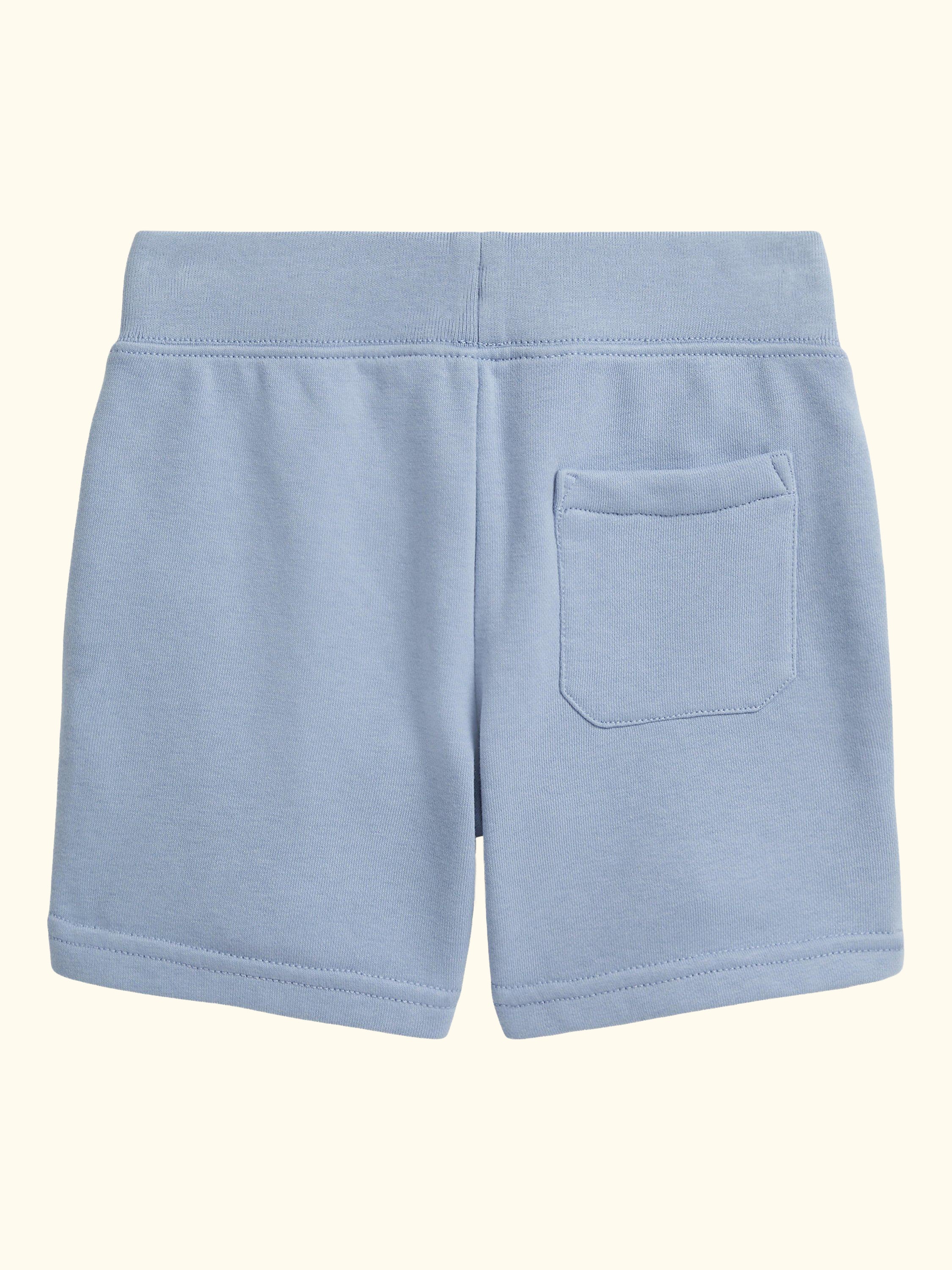 Kids' French Terry Drawstring Shorts, Estate Blue