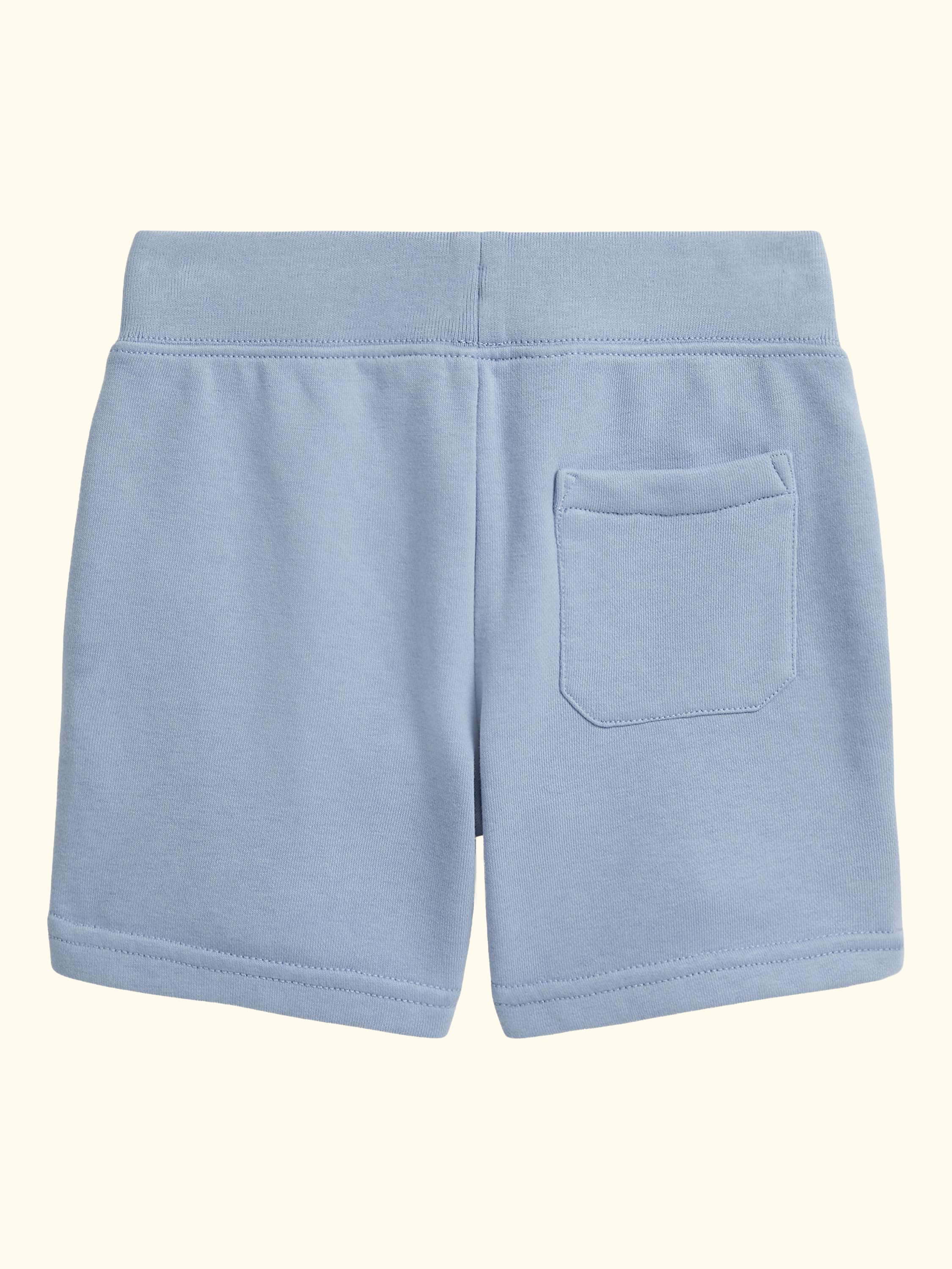 Kids' French Terry Drawstring Shorts, Estate Blue