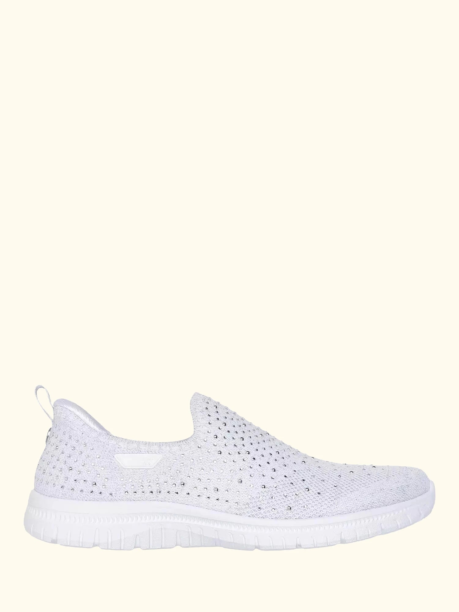Skechers x Martha Stewart Virtue Icon Slip On Trainers, White/Silver