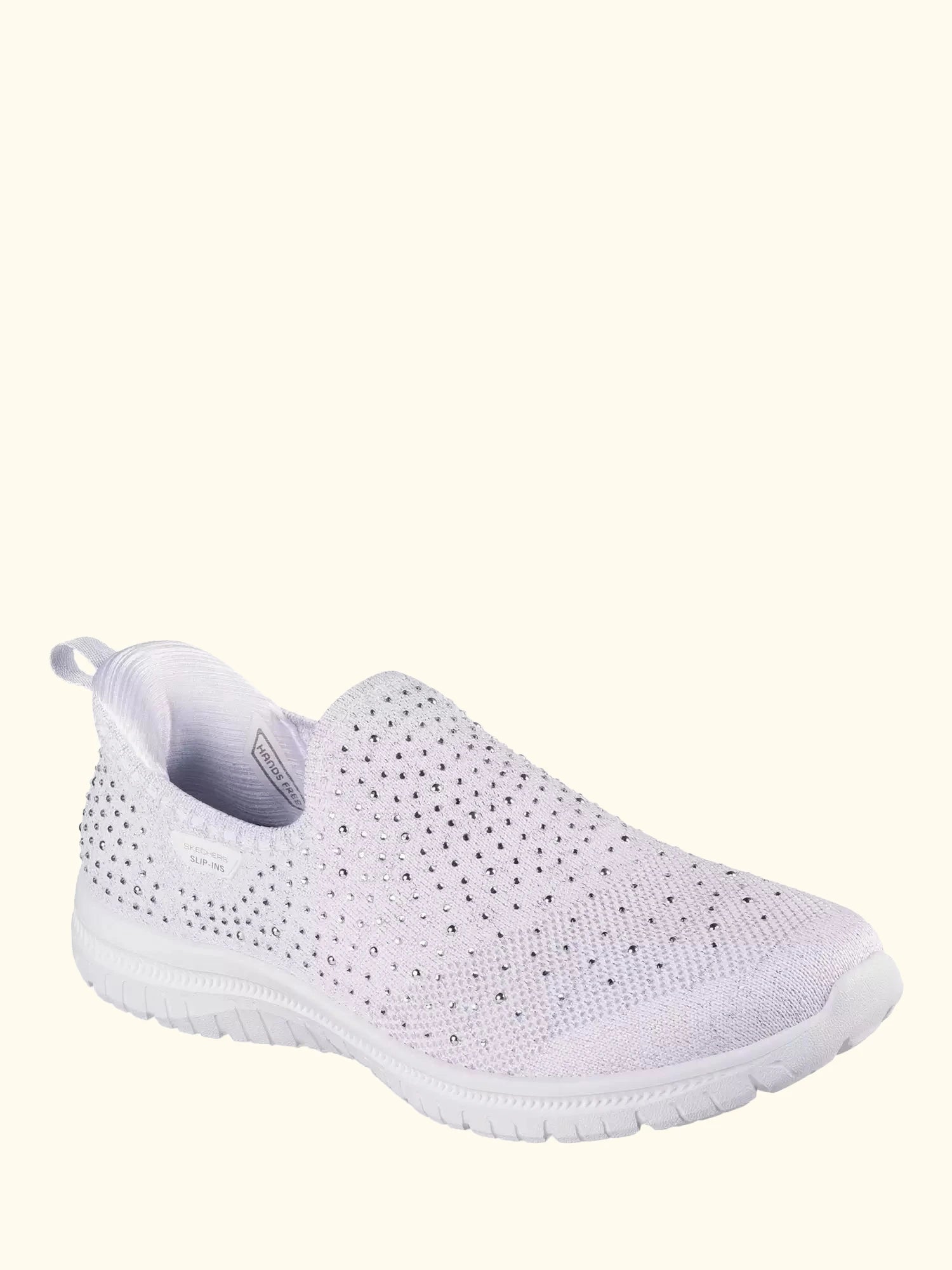 Skechers x Martha Stewart Virtue Icon Slip On Trainers, White/Silver