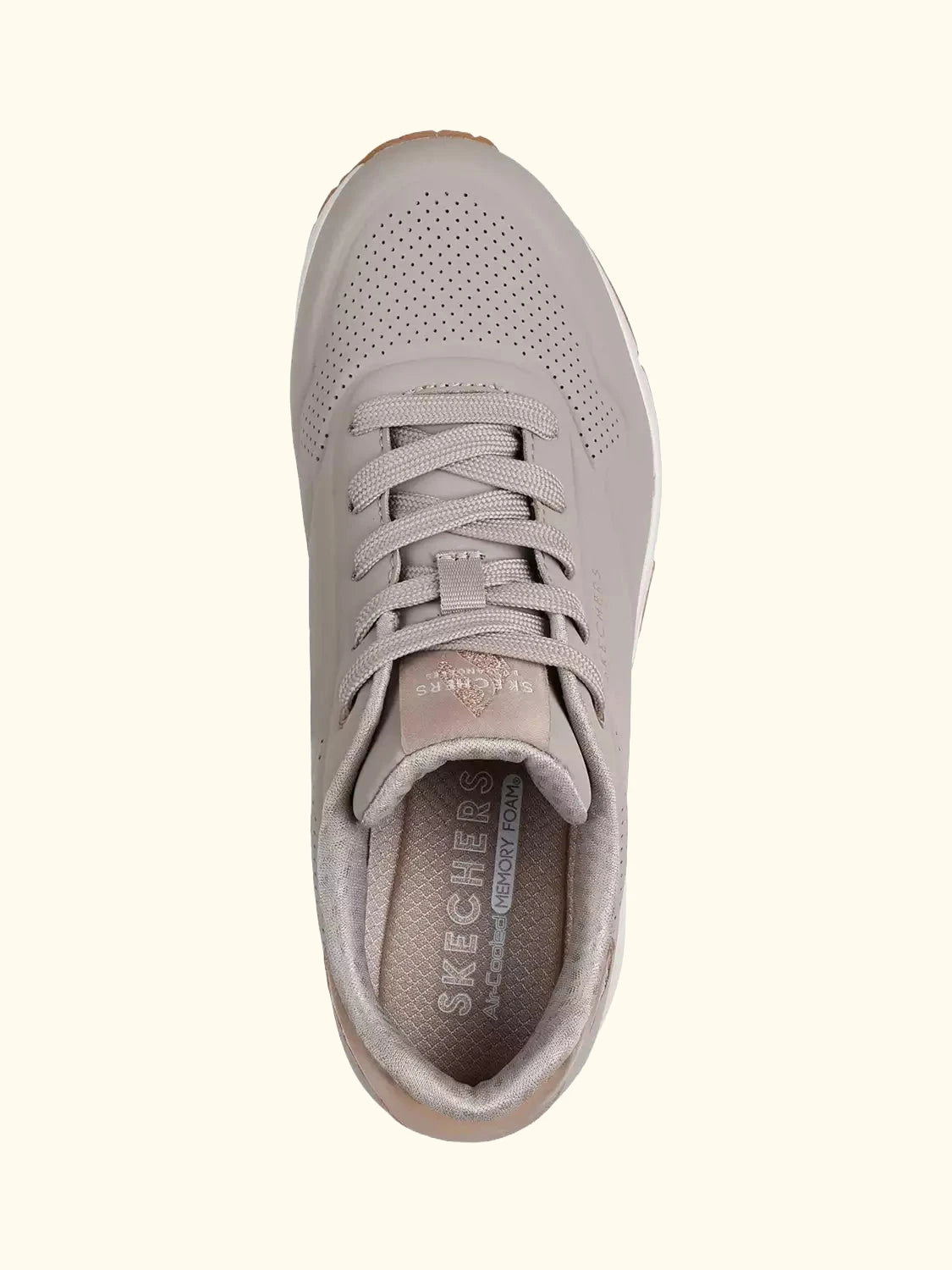 Skechers Street Uno Golden Air Trainers, Taupe