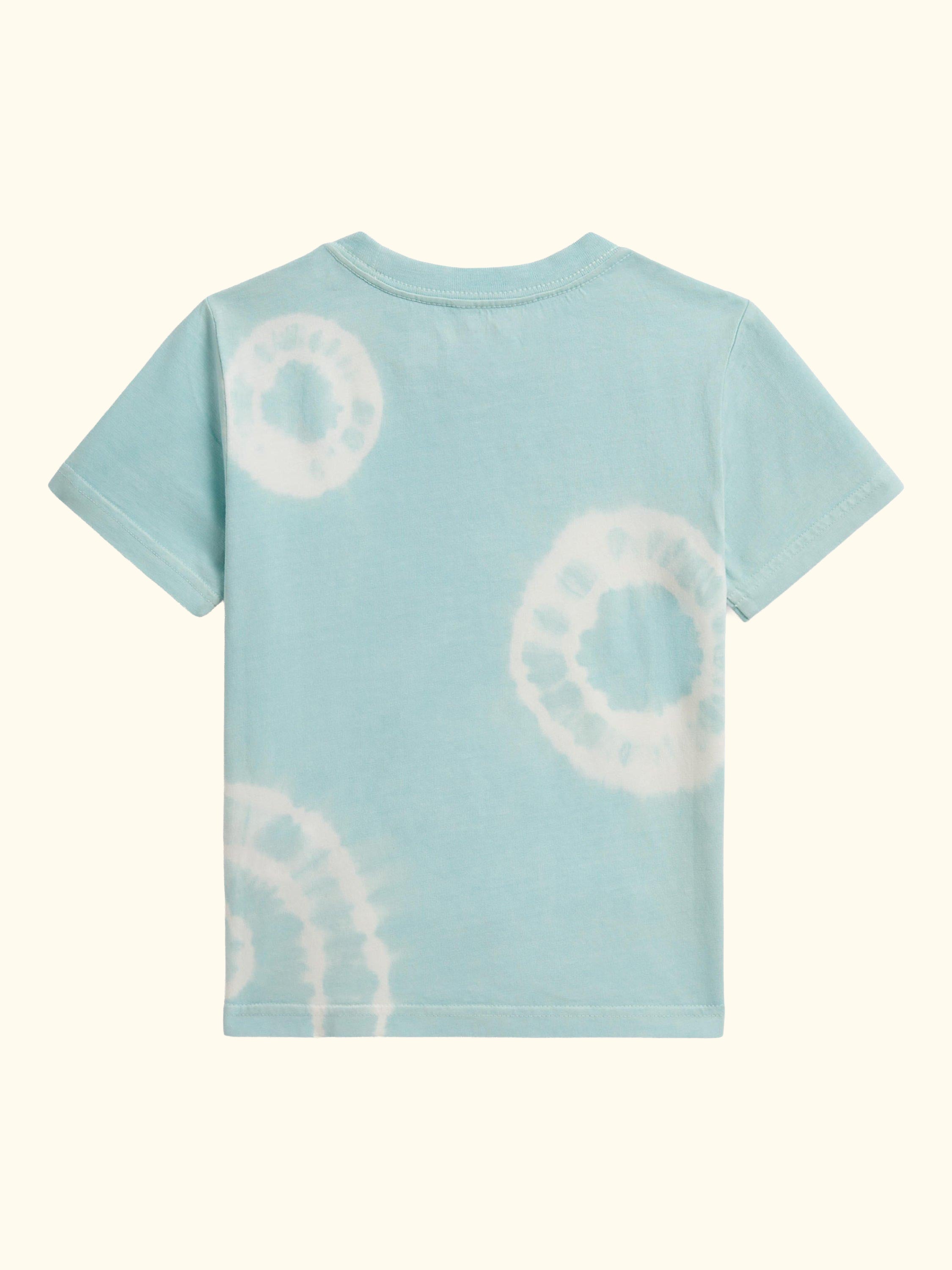 Kids' Short Sleeve Polo Bear Surf T-Shirt, Parakeet