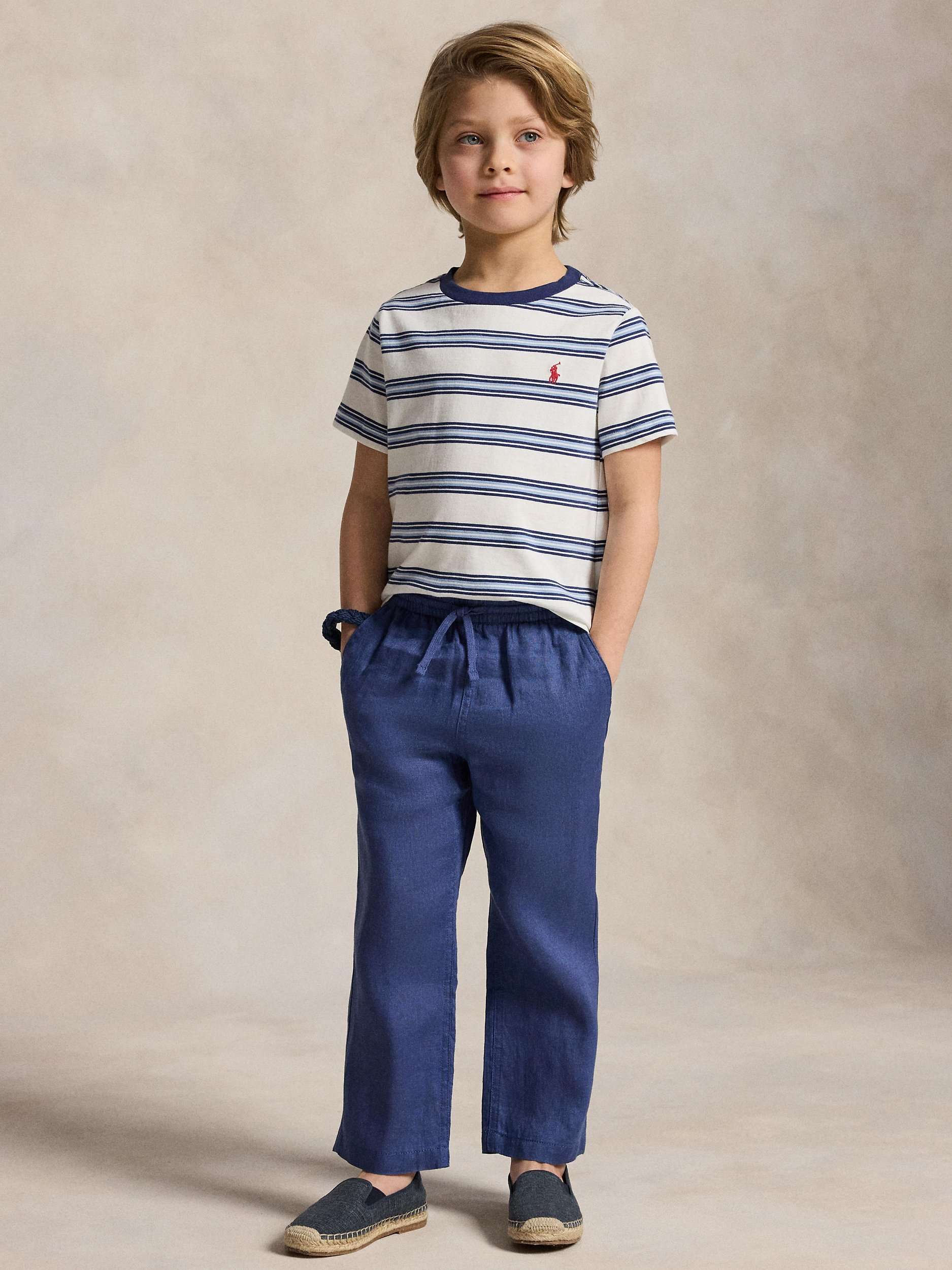 Kids' Striped T-Shirt, Deckwash W