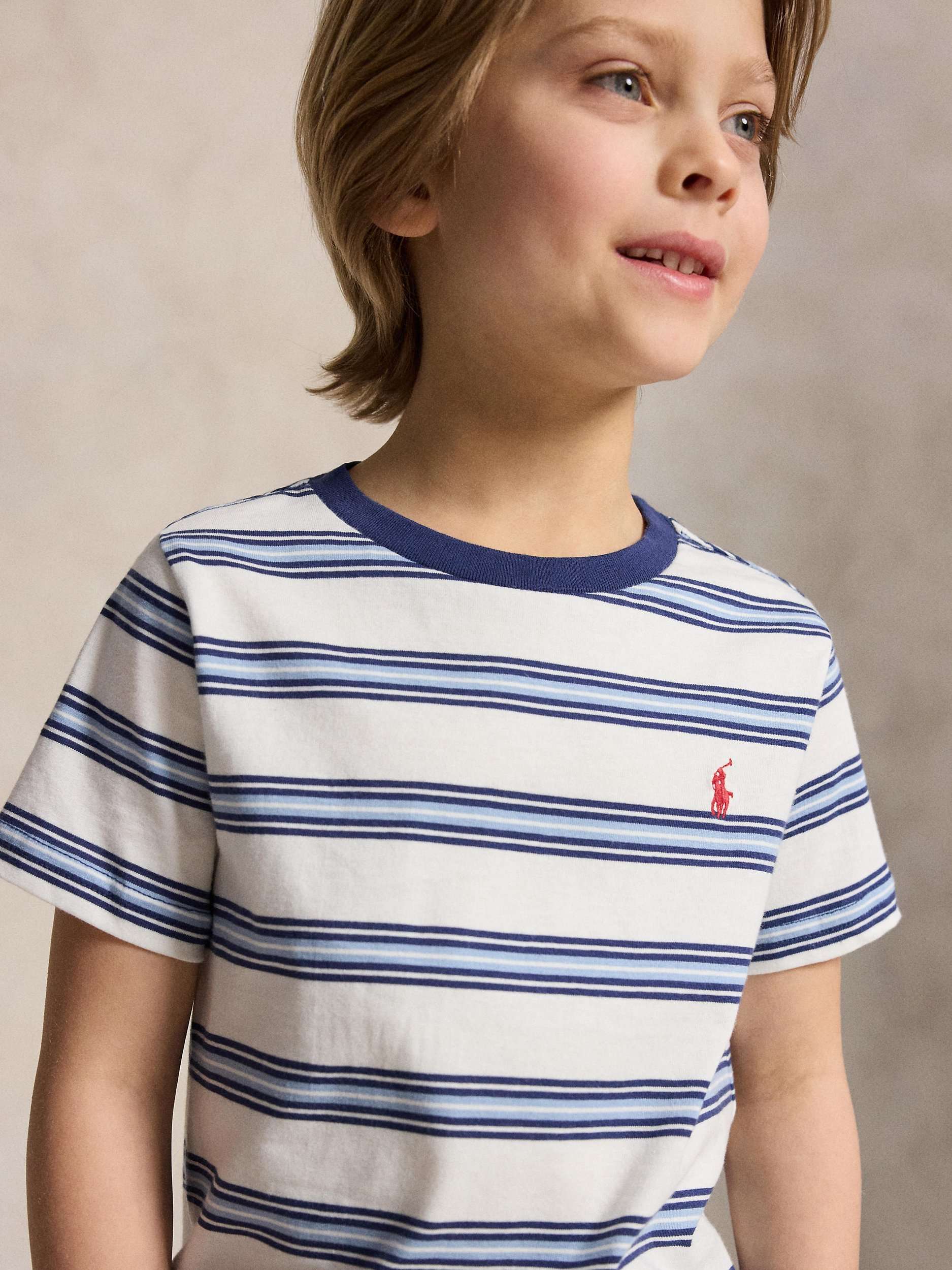Kids' Striped T-Shirt, Deckwash W