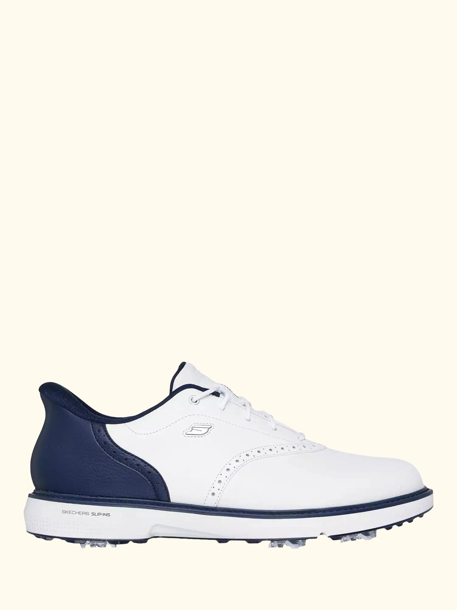 Skechers Hands Free Slip-ins: GO GOLF Prestige Trainers, White/Navy