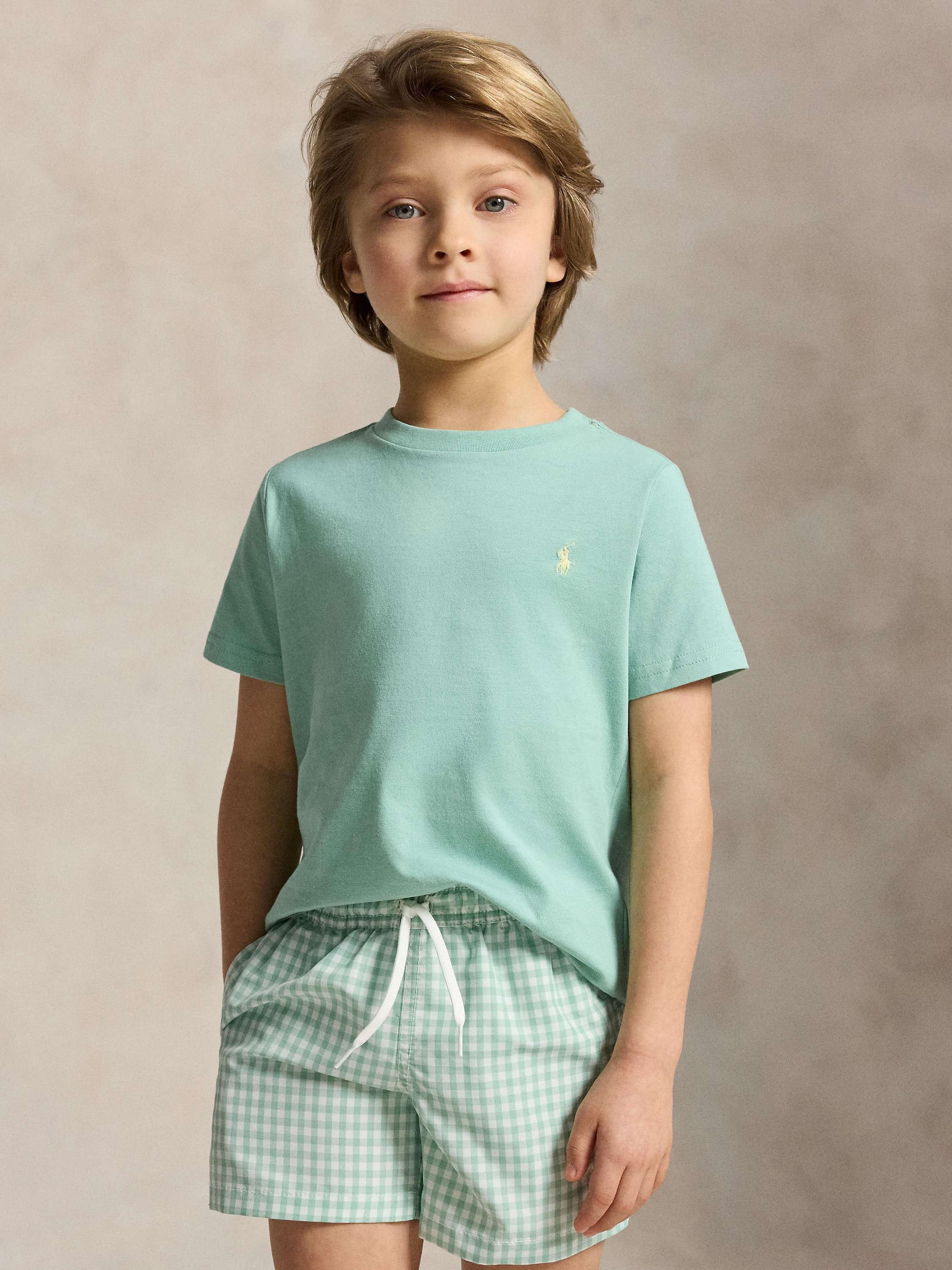 Kids' Cotton T-Shirt, Celadon