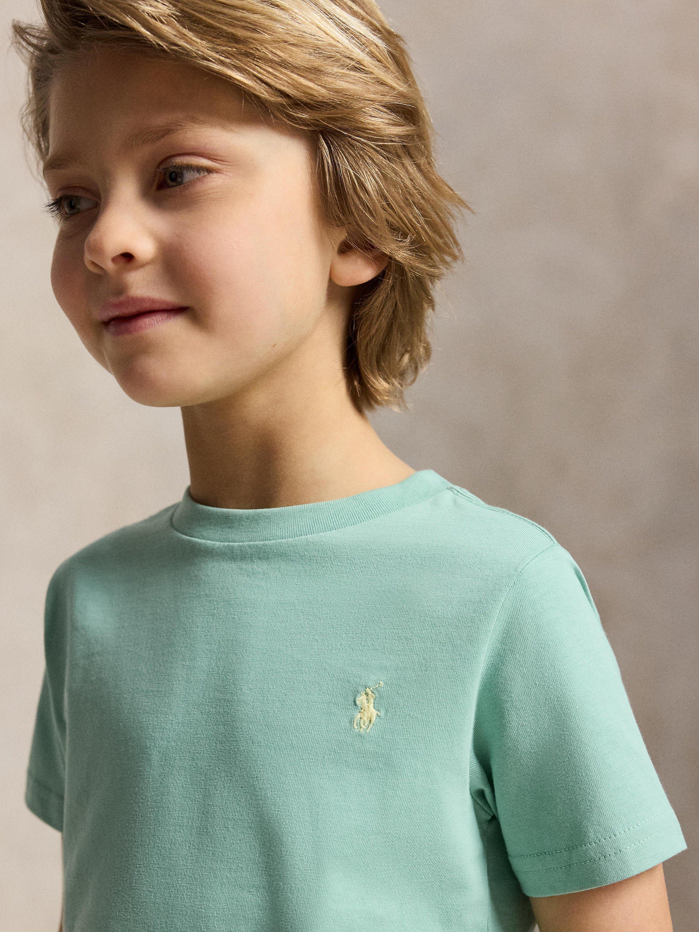 Kids' Cotton T-Shirt, Celadon