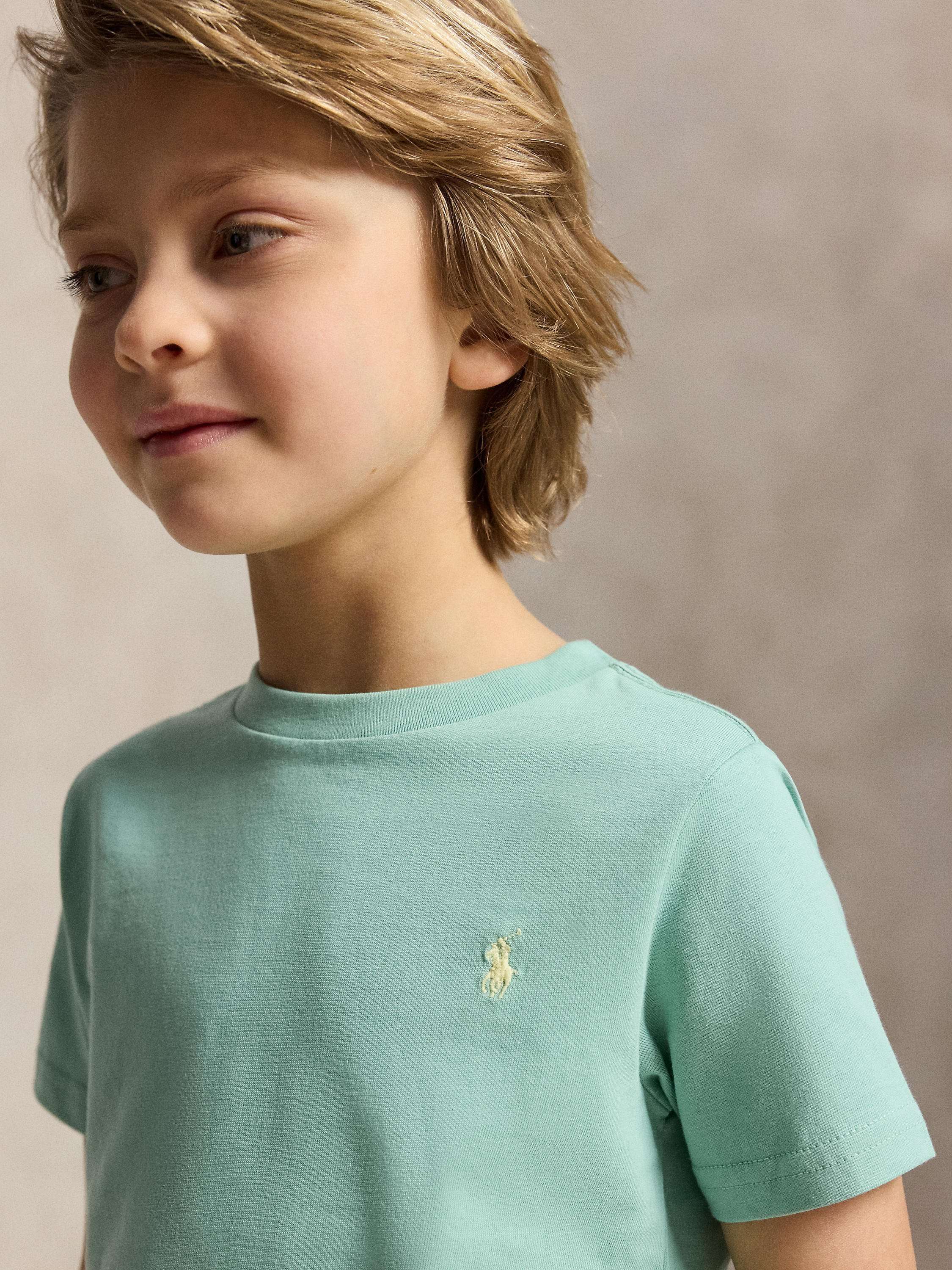 Kids' Cotton T-Shirt, Celadon