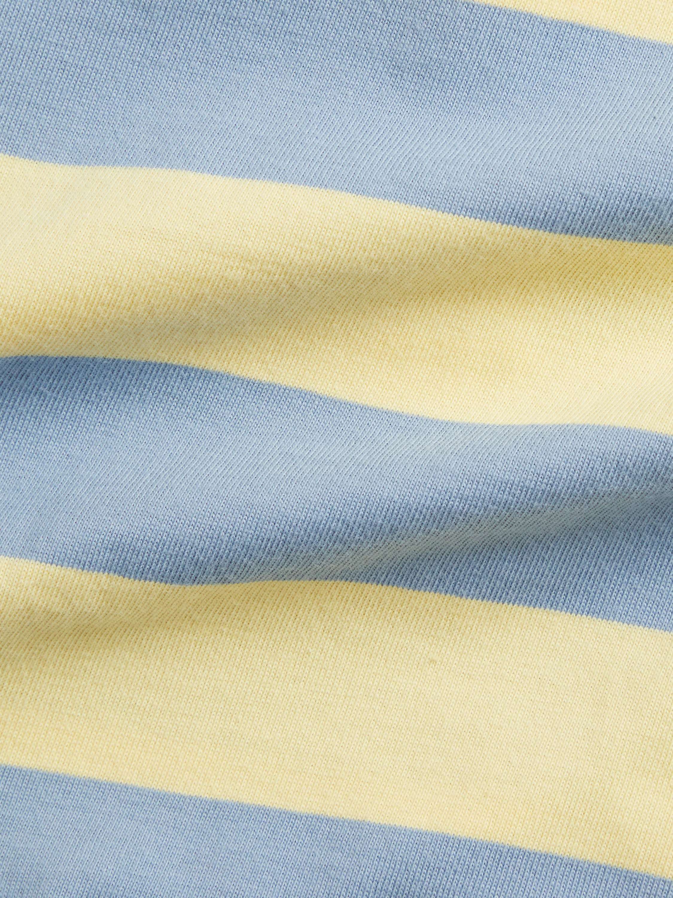 Baby Rugby Shirt Stripe Dress, T-bird Yellow