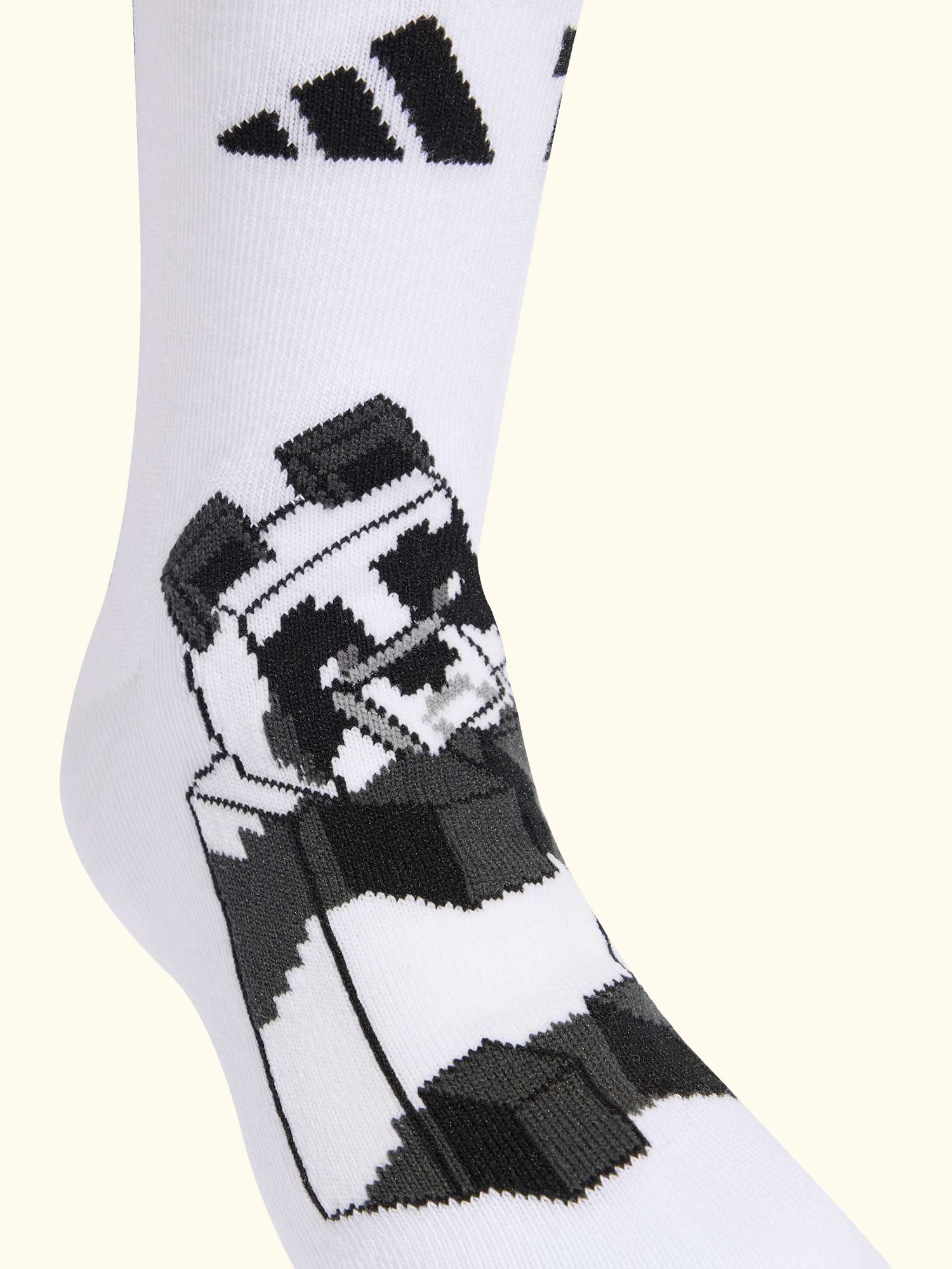 Kids' Minecraft Socks, Pack of 3, Wonder Sage/Medium Grey Heather/White