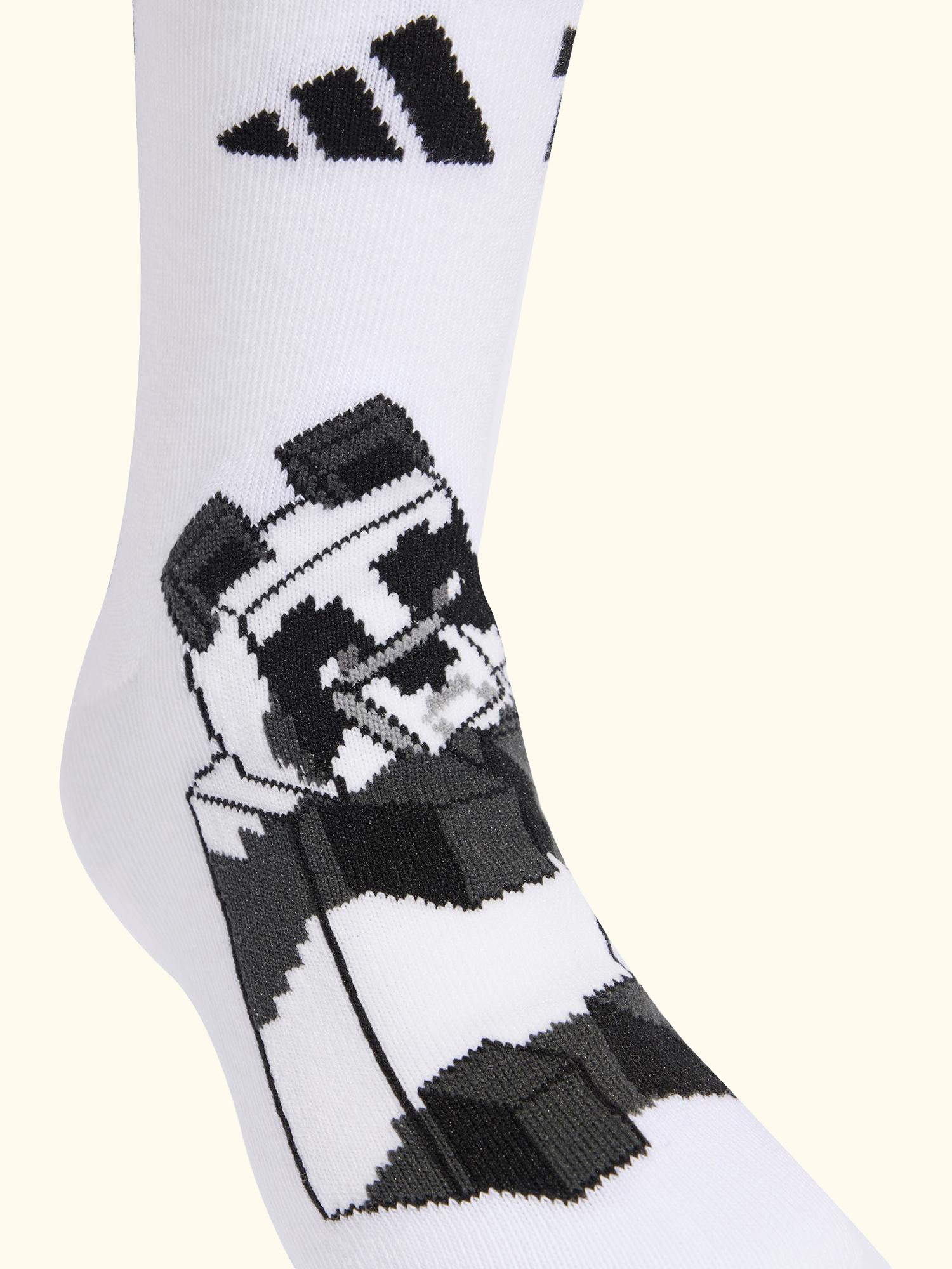 Kids' Minecraft Socks, Pack of 3, Wonder Sage/Medium Grey Heather/White