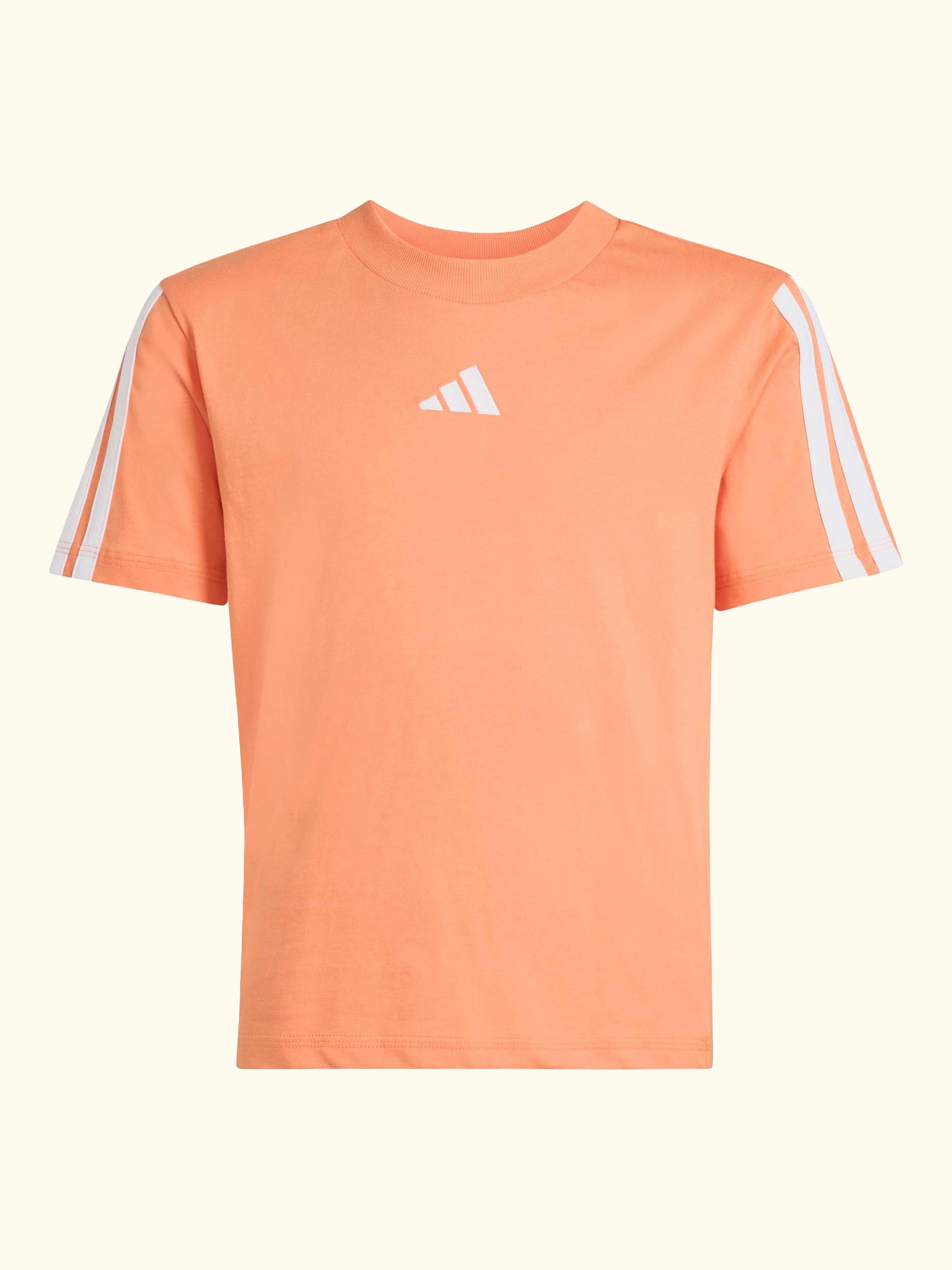 Kids' Cotton Short Sleeved T-Shirt, Dusty Orange/White