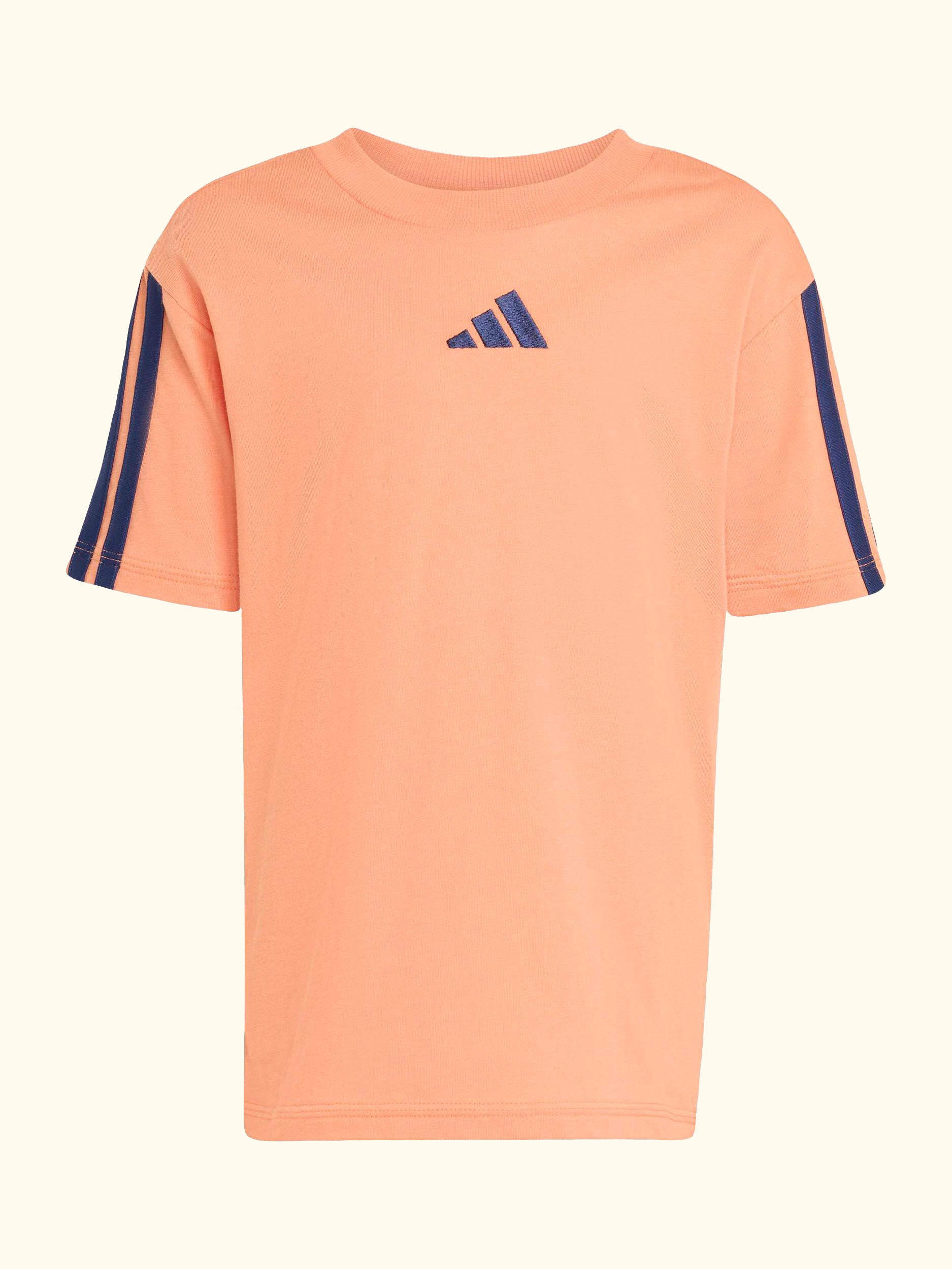 Kids' T-Shirt and Shorts Set, Dusky Orange/Dark Blue