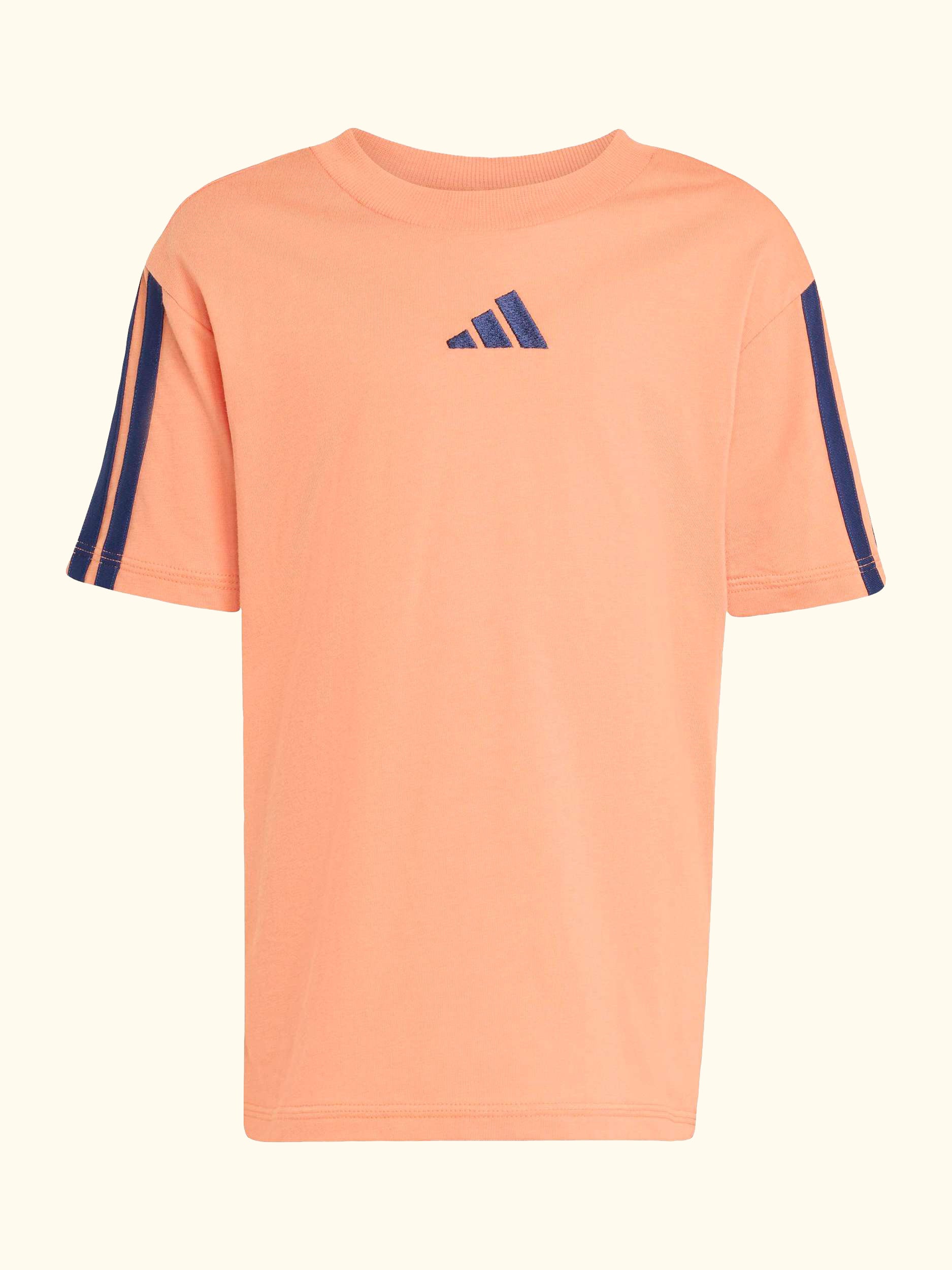 Kids' T-Shirt and Shorts Set, Dusky Orange/Dark Blue