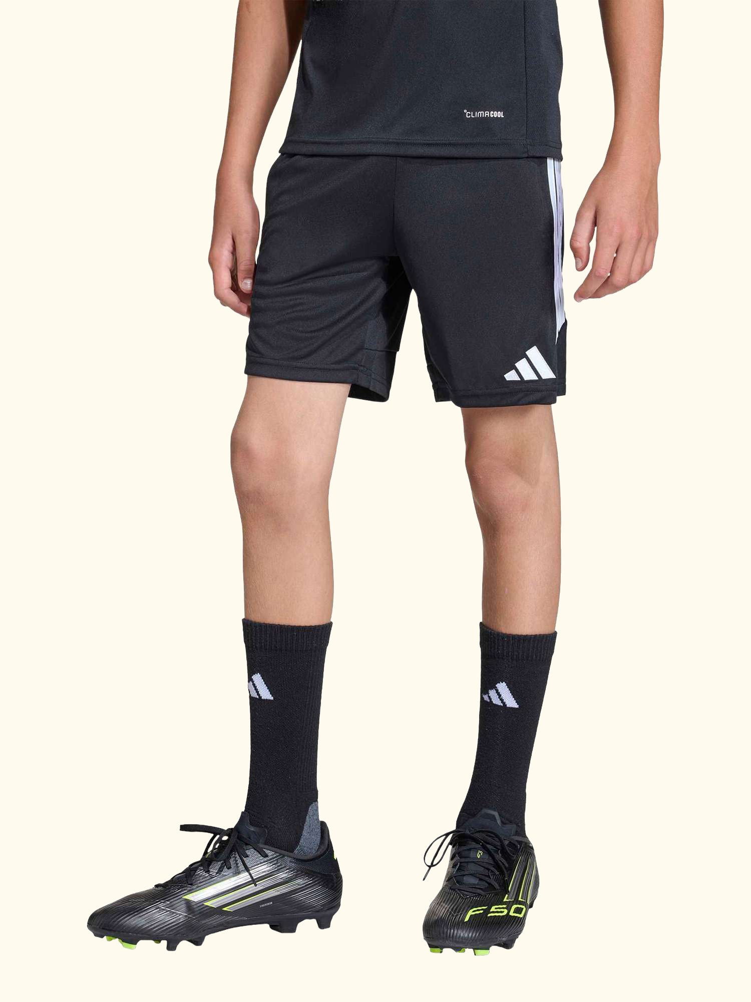 Kids' Tiro 26 League Training Shorts, Black/White