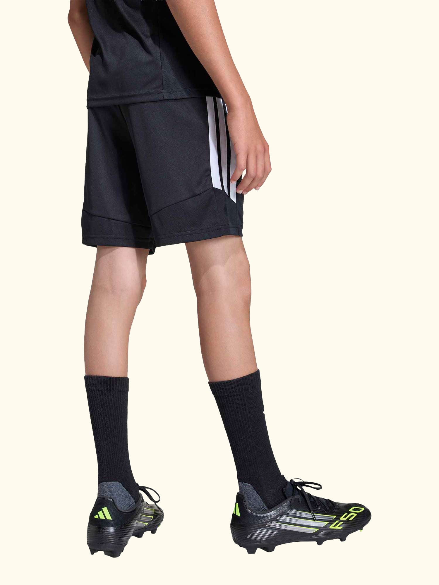 Kids' Tiro 26 League Training Shorts, Black/White