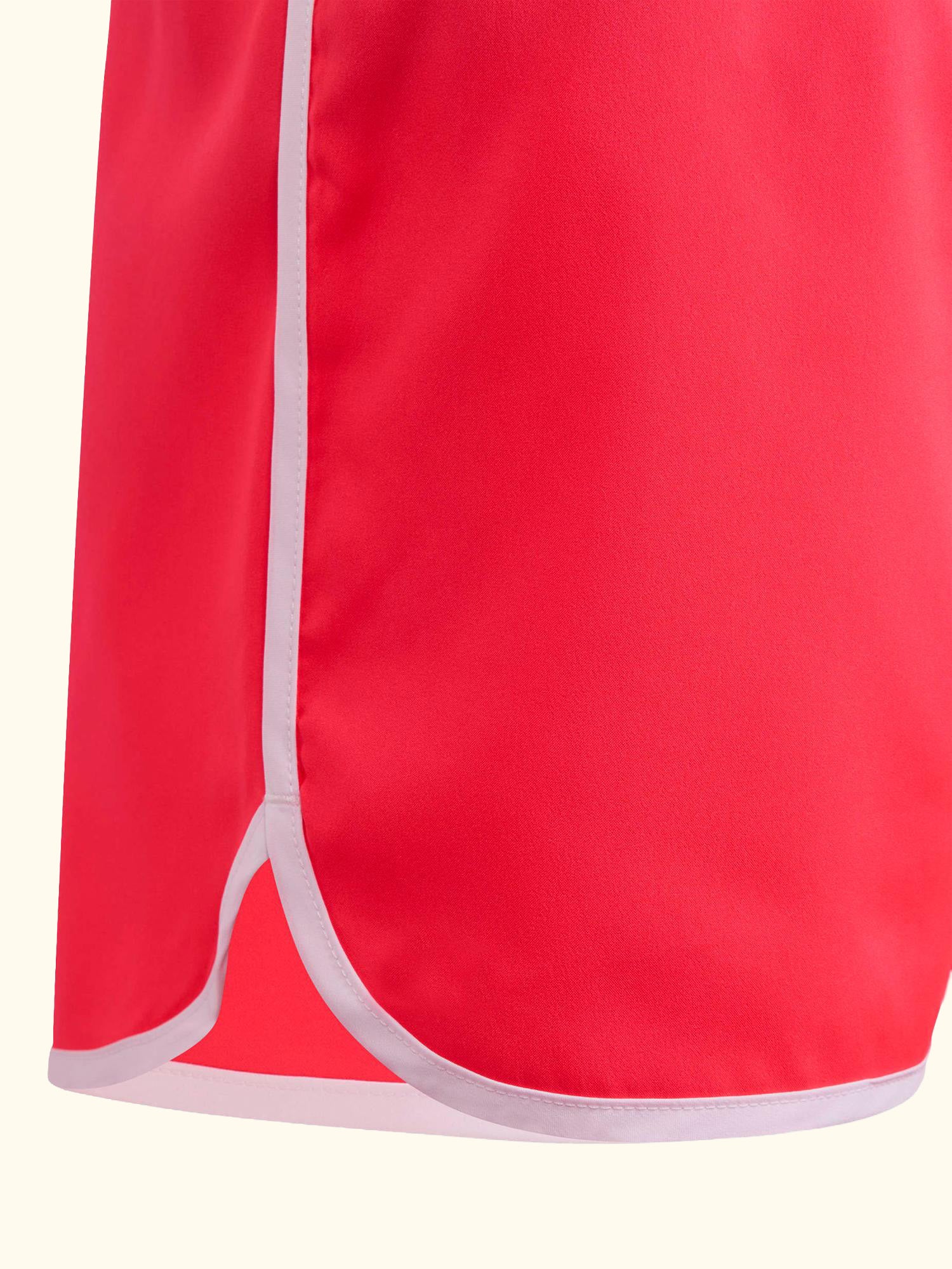 Kids' Water Reactive Graphic Swim Shorts, Lucid Red/White