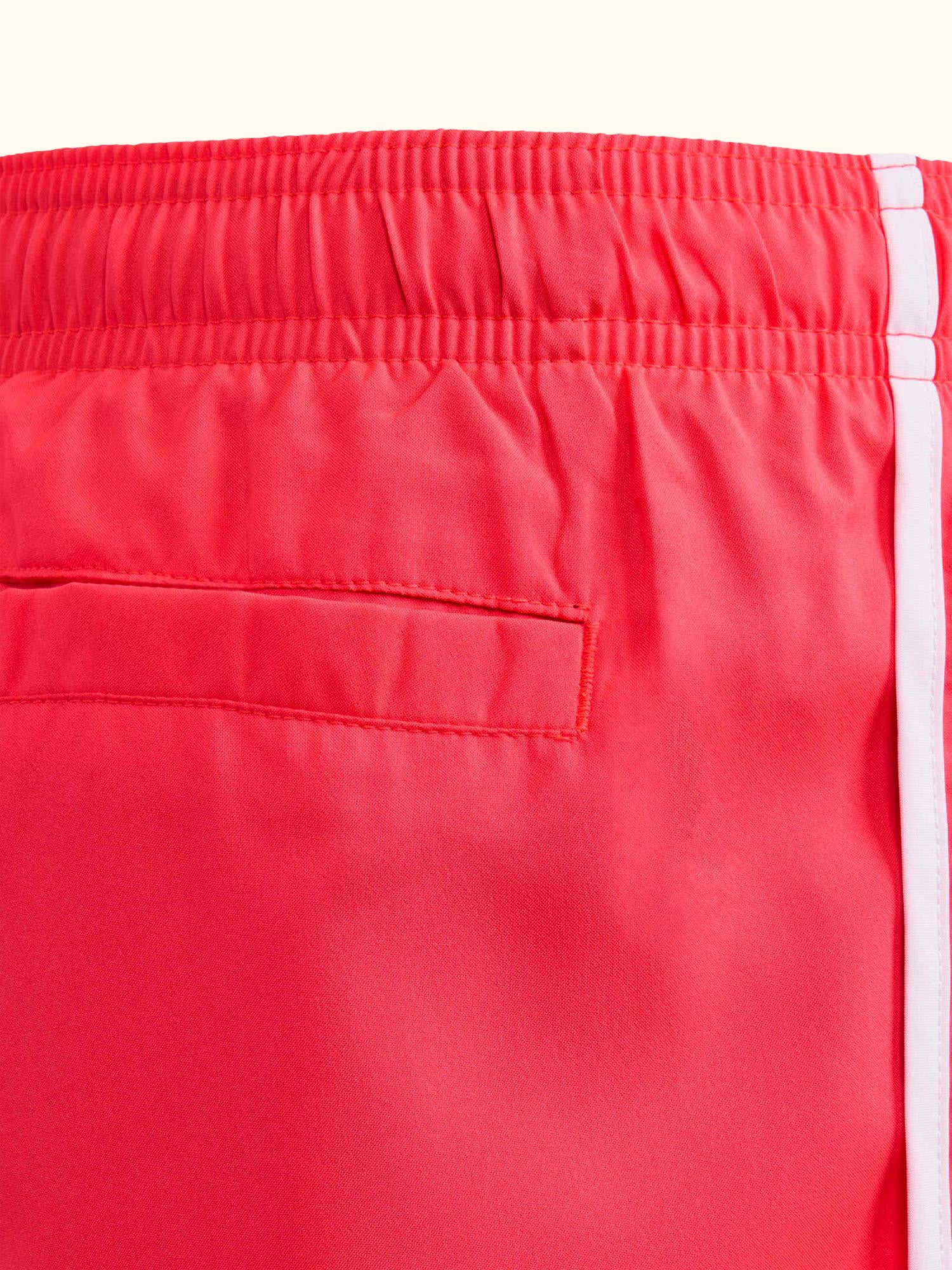 Kids' Water Reactive Graphic Swim Shorts, Lucid Red/White