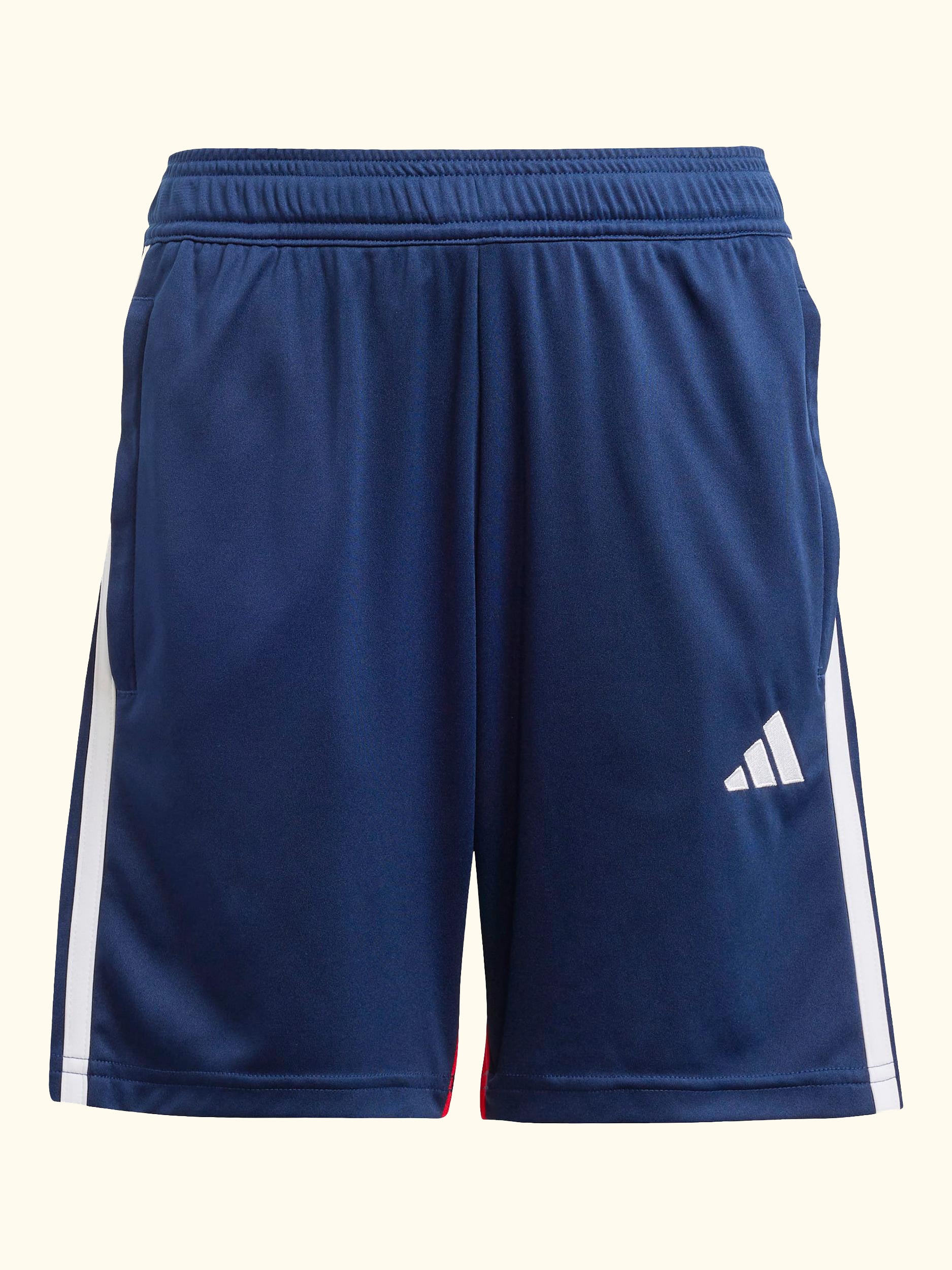 Kids' Tiro 25 Essentials Shorts, Team Navy Blue/Red