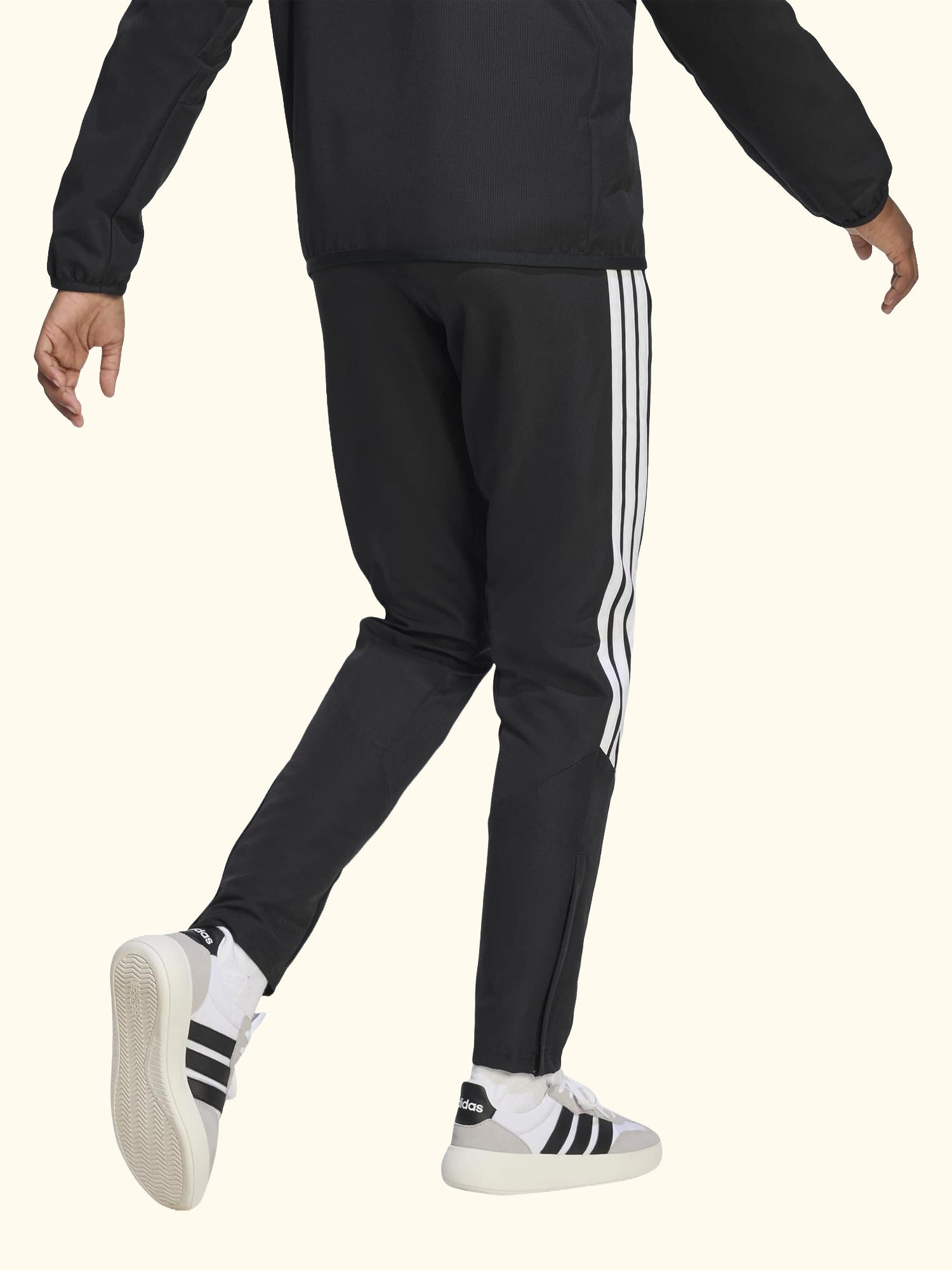 Kids' Tiro26 League Presentation Trousers, Black/White