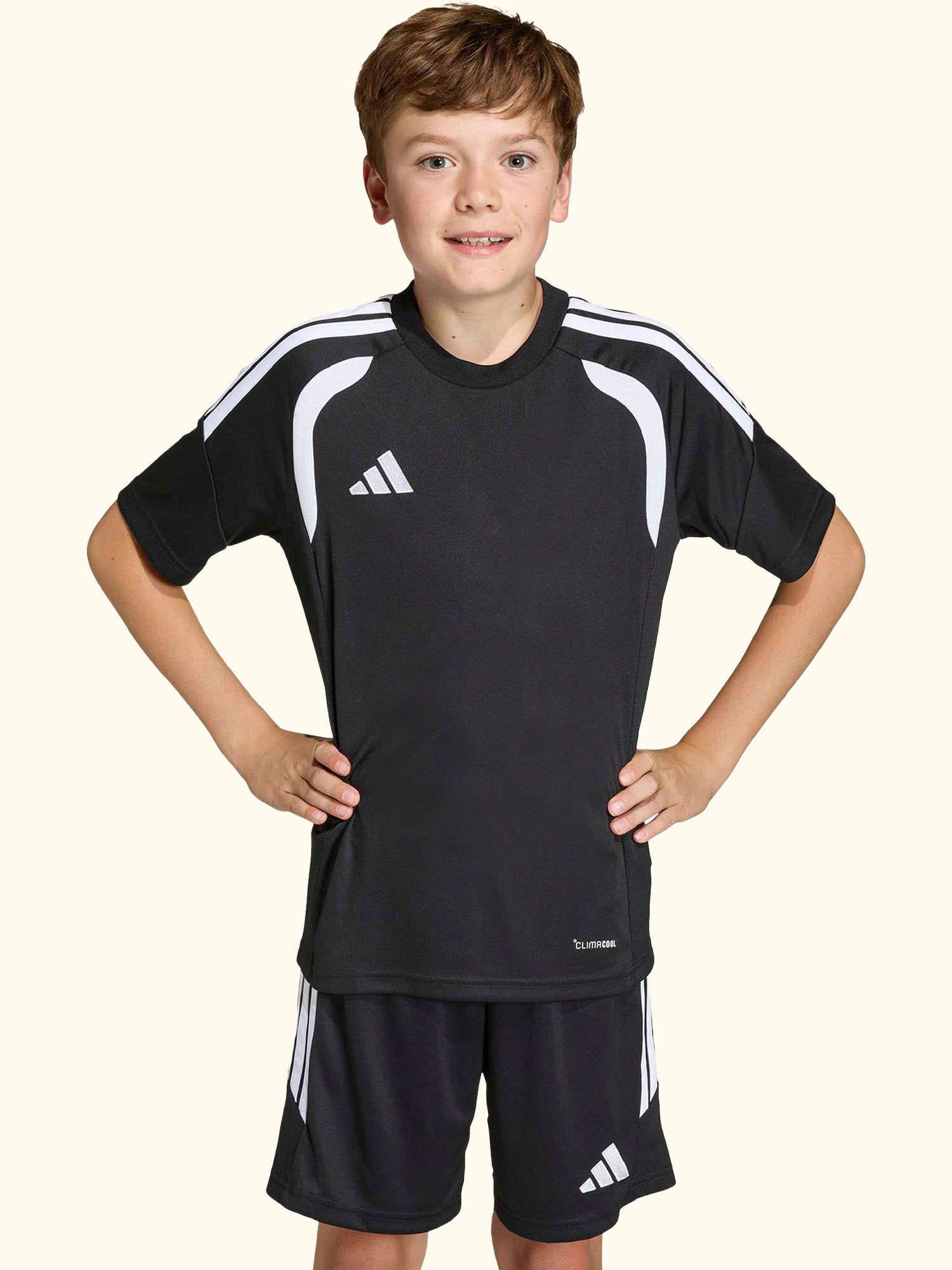 Kids' Tiro26 League T-Shirt, Black/White