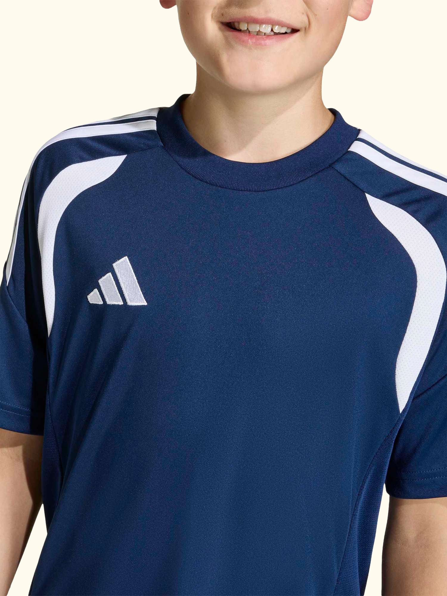 Kids' Tiro26 League T-Shirt, Team Navy Blue/White