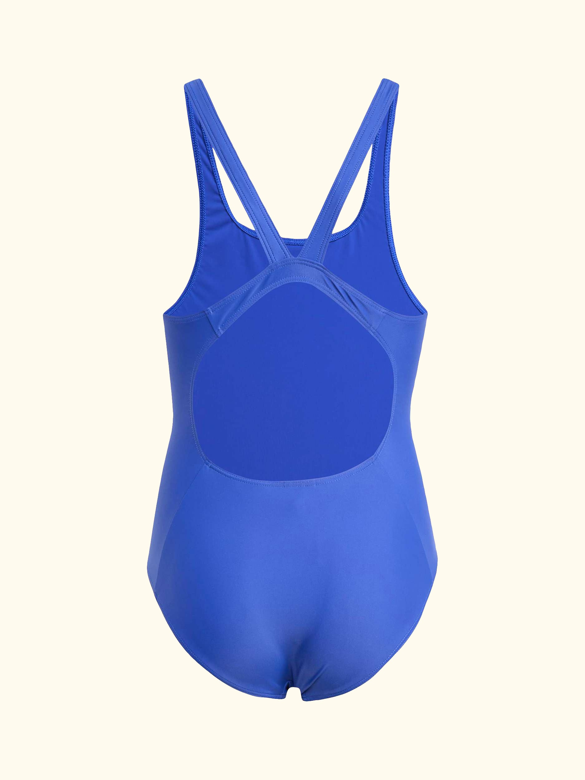 adida Kids' Infinitex V-Back Swimsuit, Semi Lucid Blue