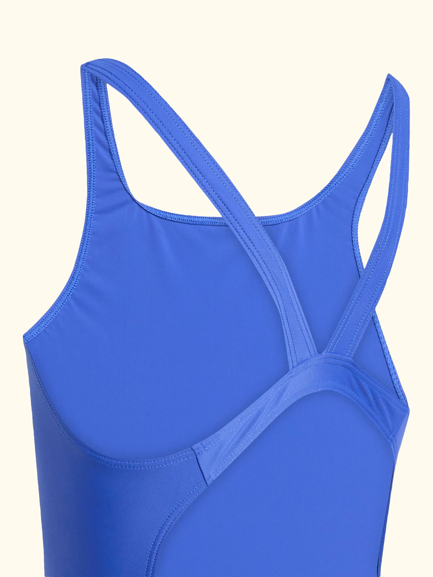 adida Kids' Infinitex V-Back Swimsuit, Semi Lucid Blue