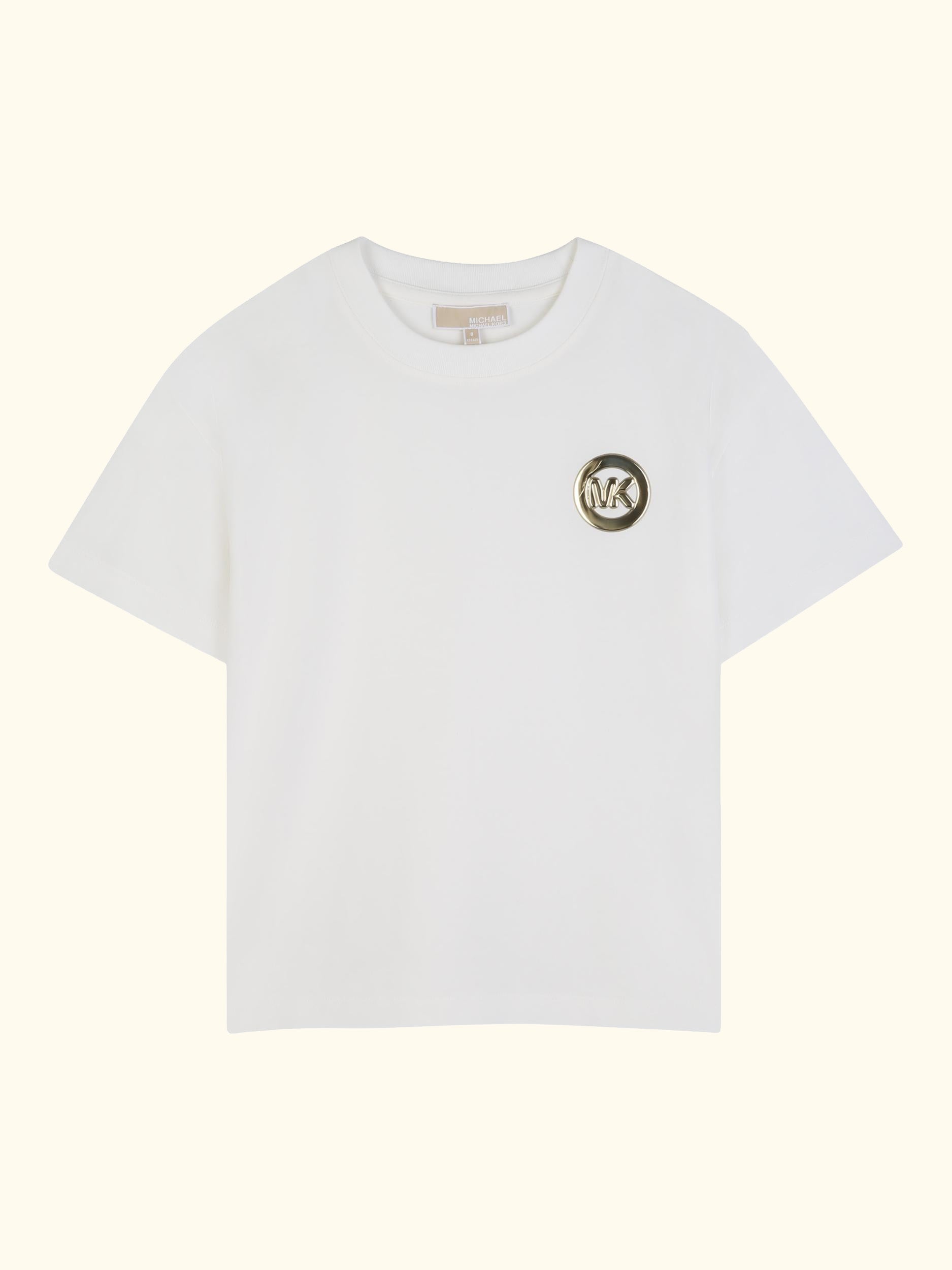 Kids' Short Sleeve Logo Graphic T-Shirt, Off White