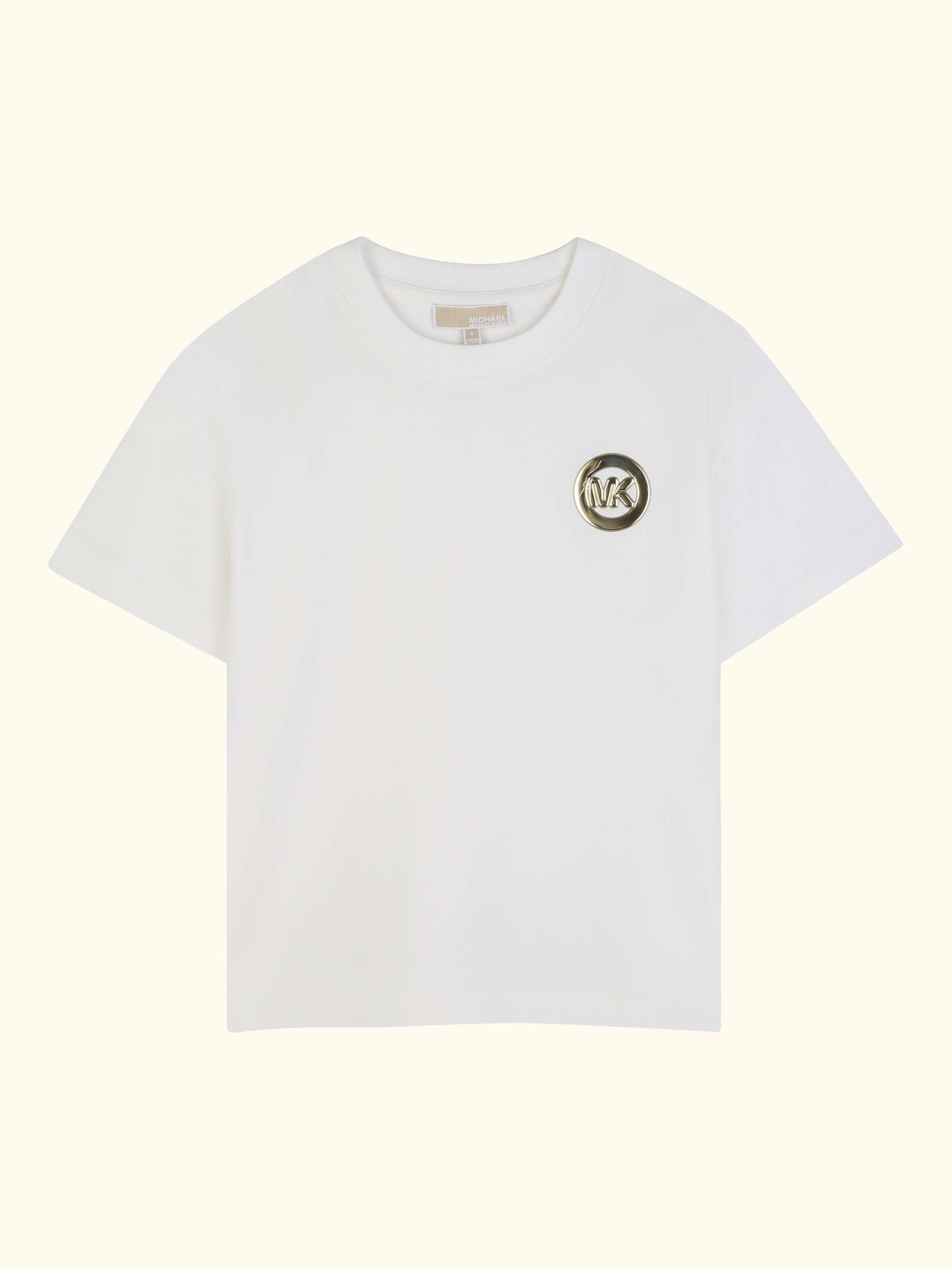 Kids' Short Sleeve Logo Graphic T-Shirt, Off White