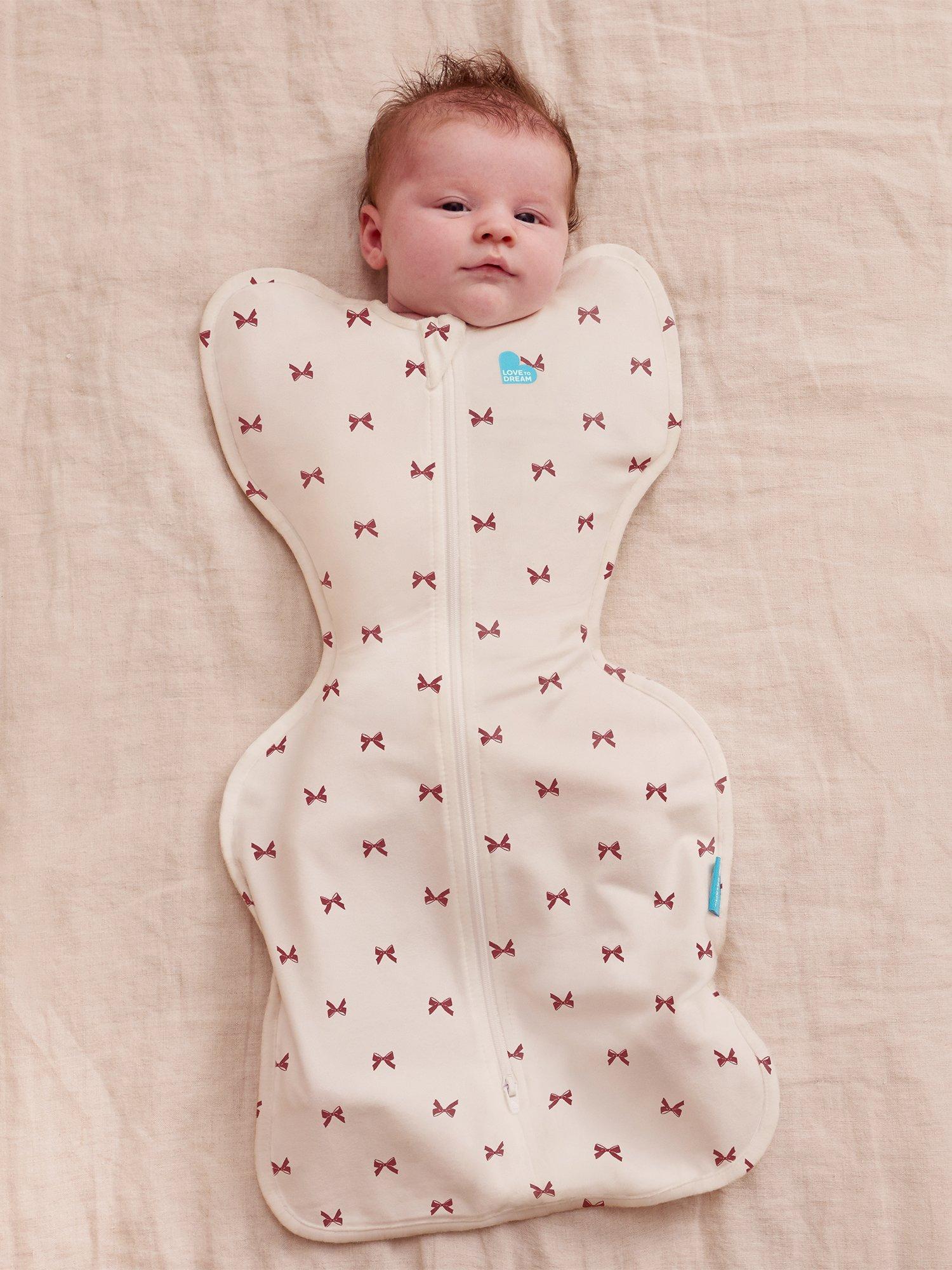 Swaddle Up Bows Baby Sleeping Bag, 1.0 Tog, Multi