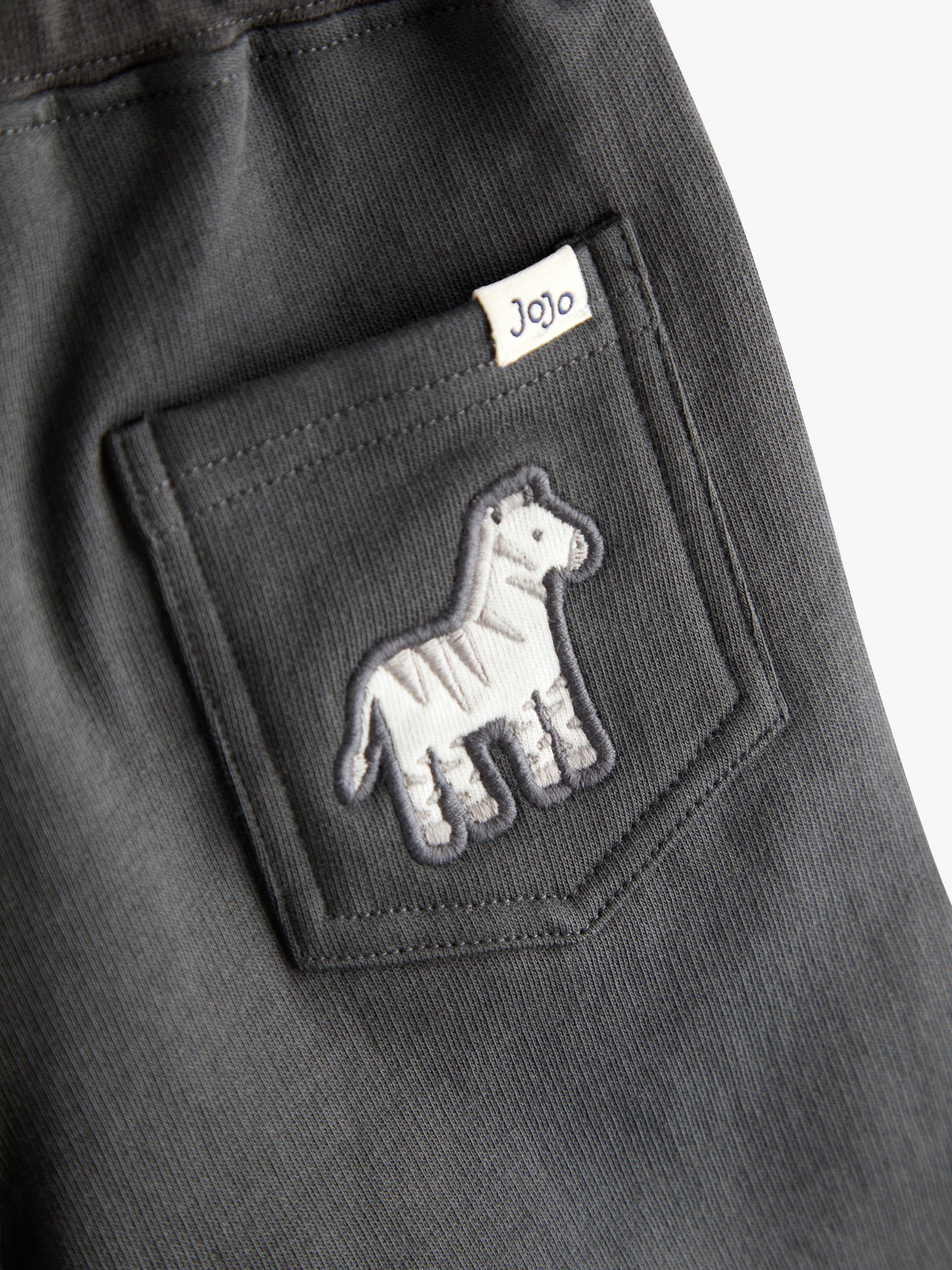 Kids' Zebra Applique & Plain Shorts, Pack of 2, Khaki Green