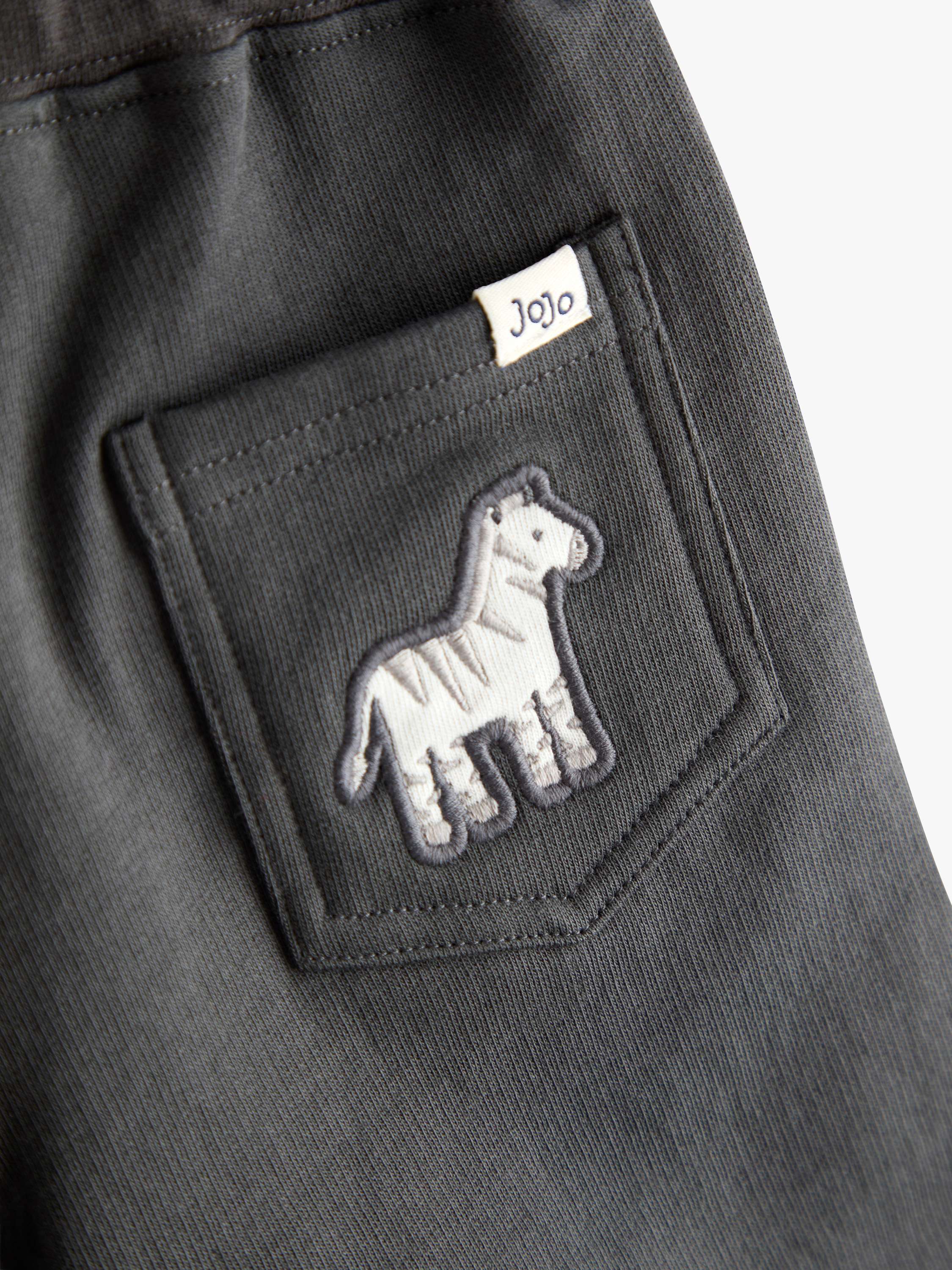 Kids' Zebra Applique & Plain Shorts, Pack of 2, Khaki Green